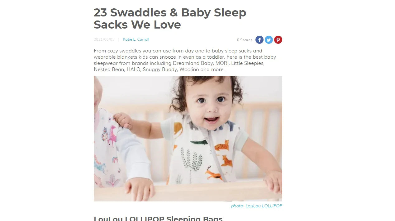 23 Swaddles & Baby Sleep Sacks We Love