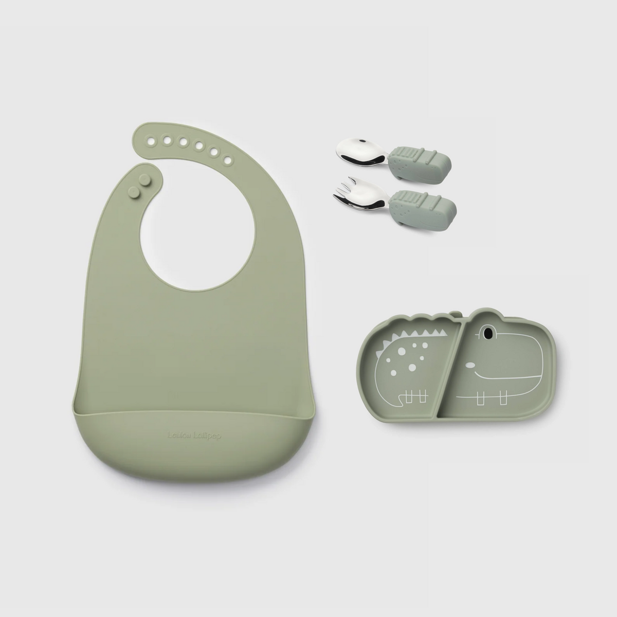 Baby Learning & Feeding Bundle - Alligator