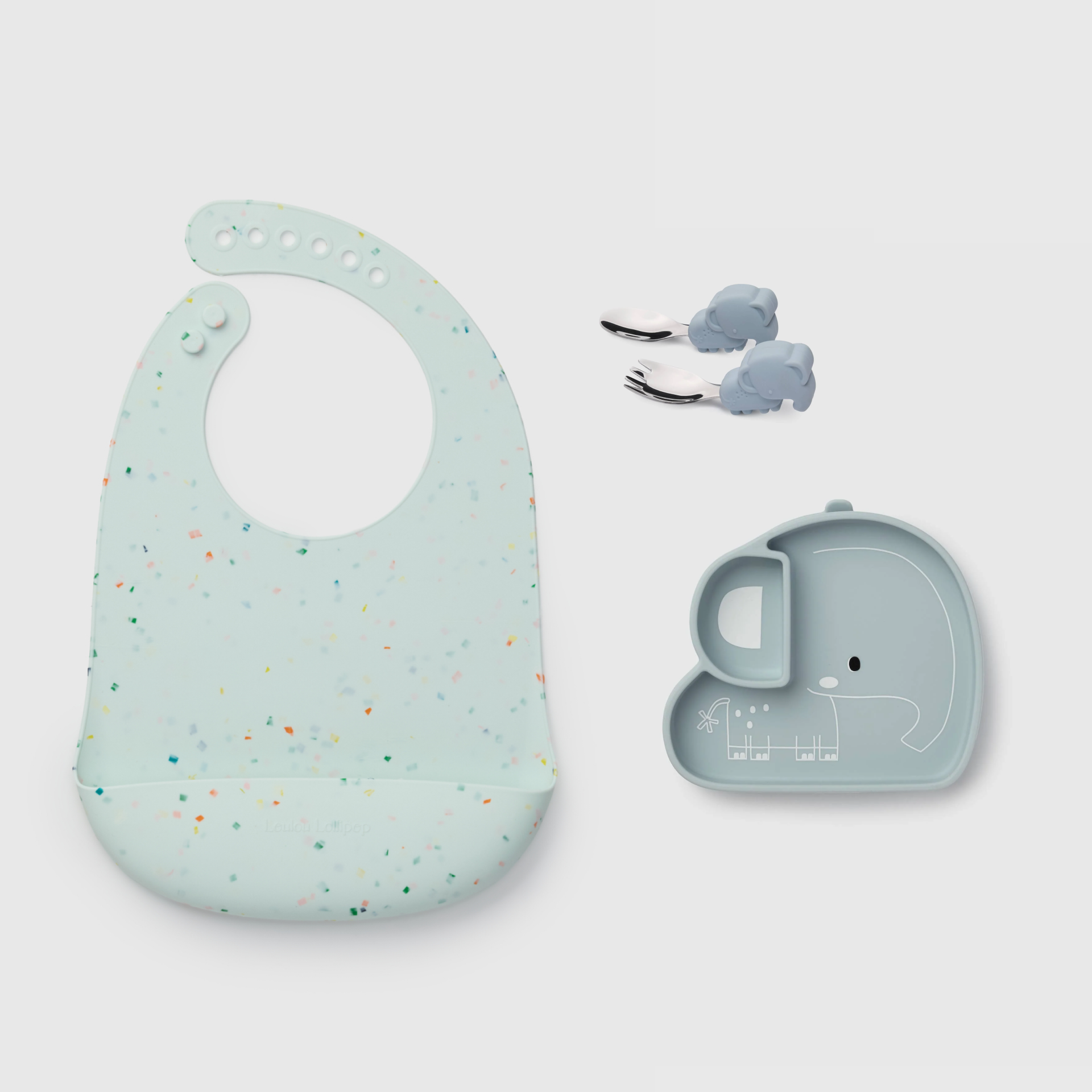 Baby Learning & Feeding Bundle - Eddie Elephant