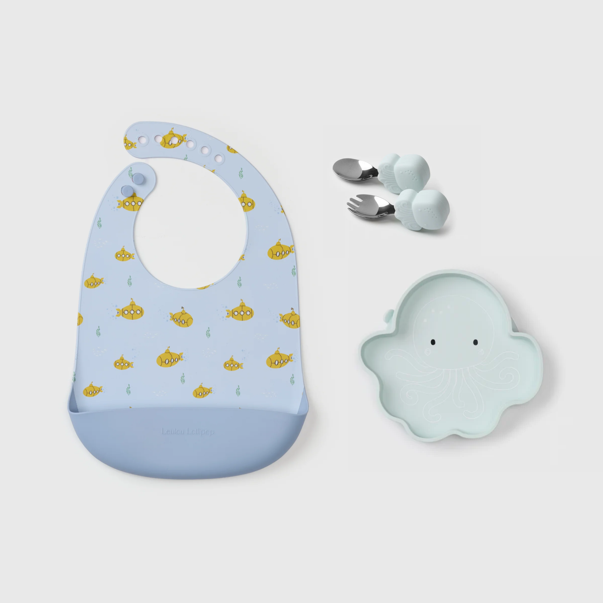 Baby Learning & Feeding Bundle - Olly Octopus