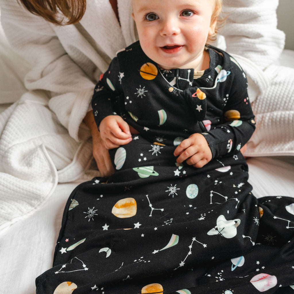 Baby 1.0 Tog Sleep Sack in TENCEL Lyocell - Planets