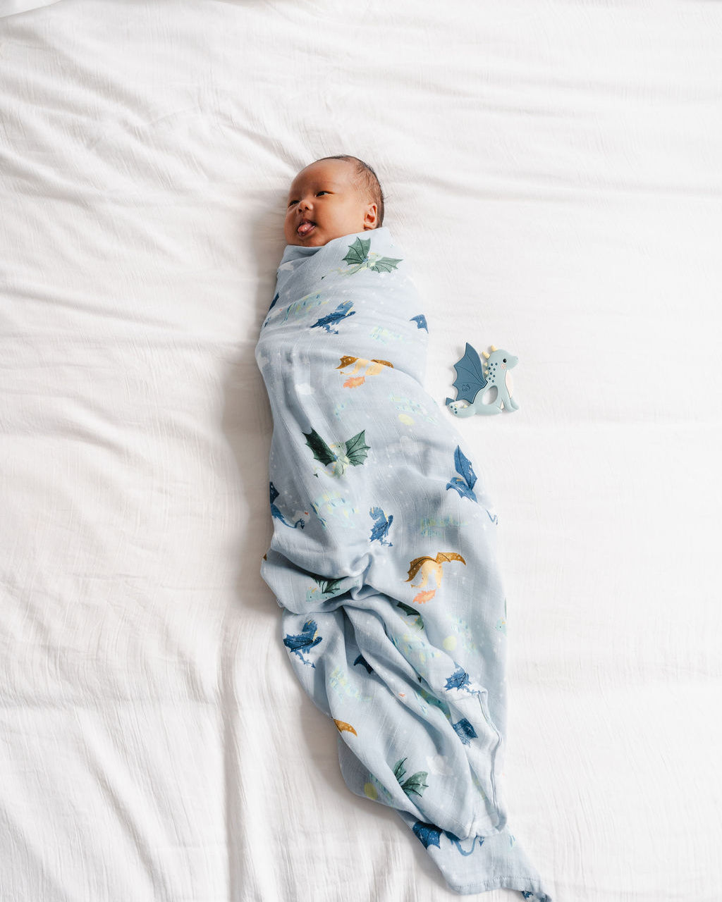 Baby Muslin Swaddling Blanket - Magical Dragons