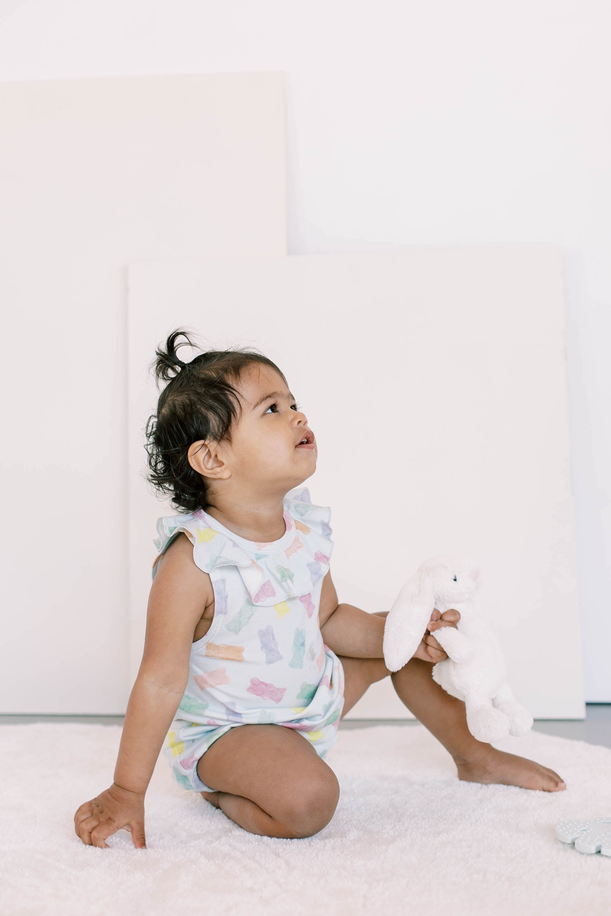 Combinaison à manches courtes avec 5 et bulles d'air - Oursons de gomme - %variable1