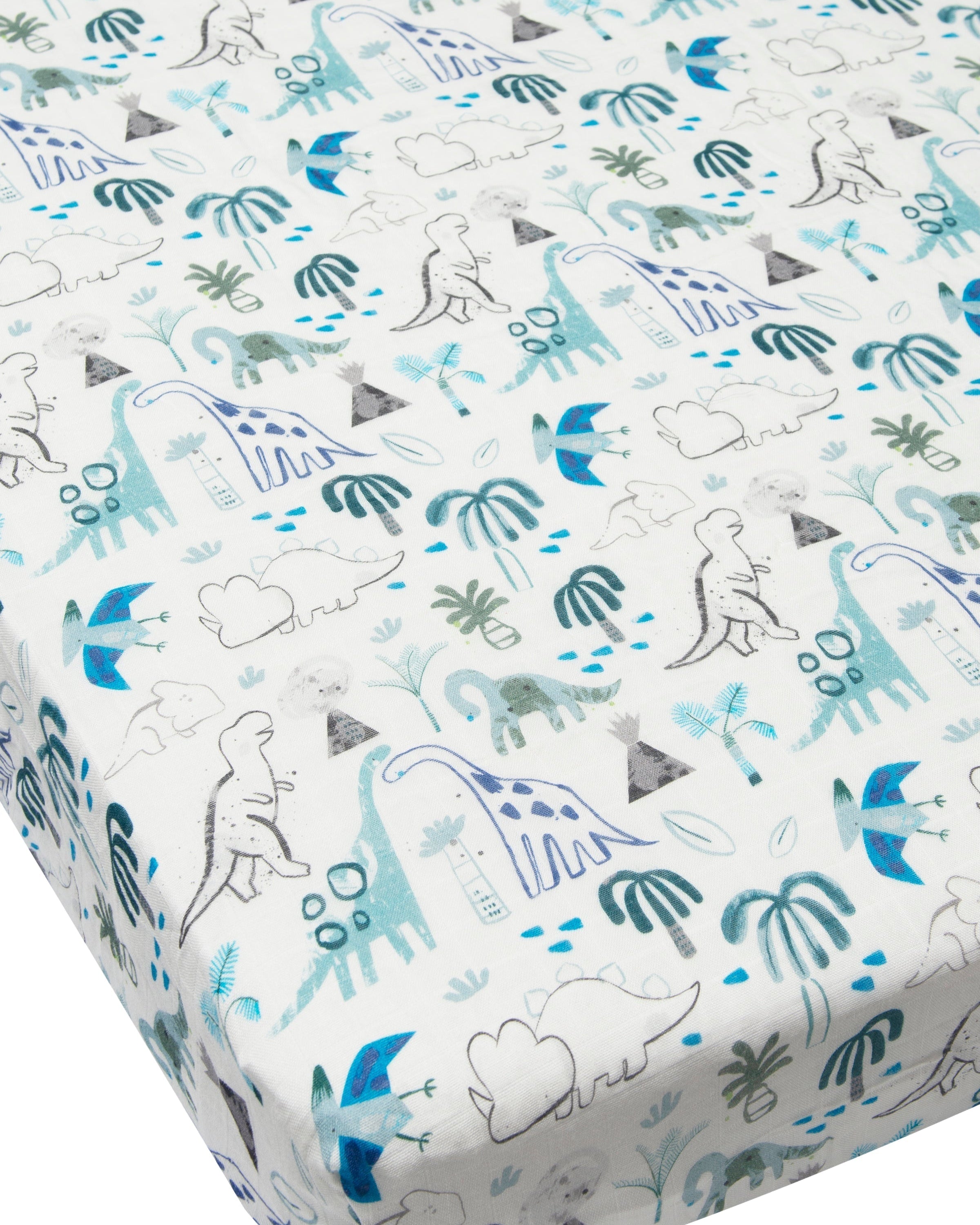 Drap de lit en mousseline-Dinosaures-1