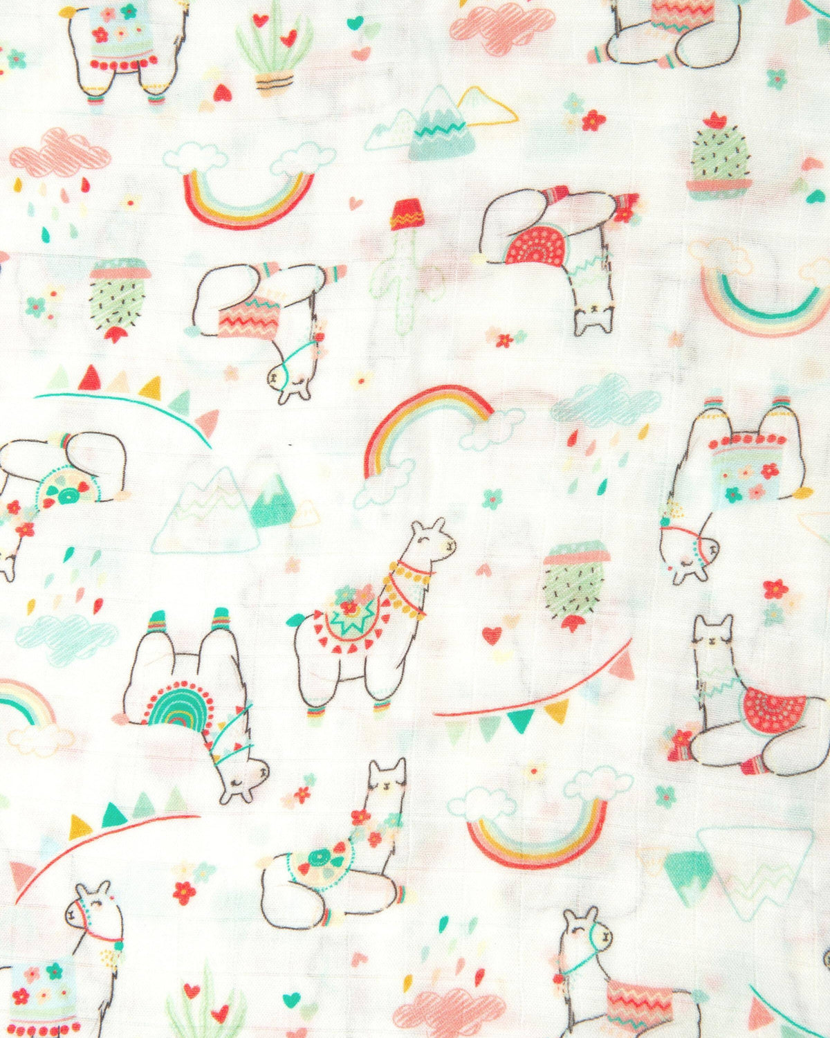 Muslin-Fitted-Crib-Sheet-Llama-2