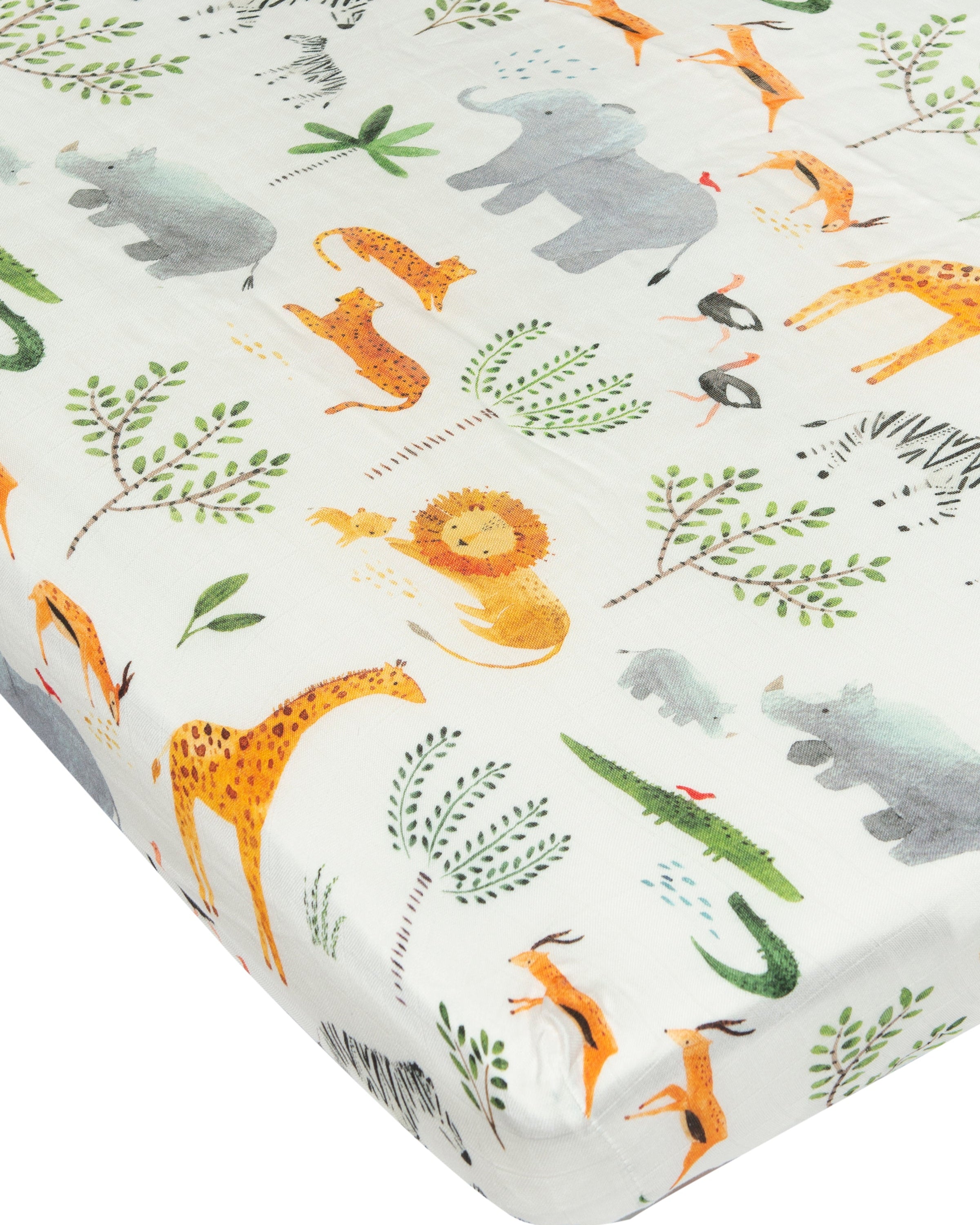 Muslin-Fitted-Crib-Sheet-Safari-Jungle-1