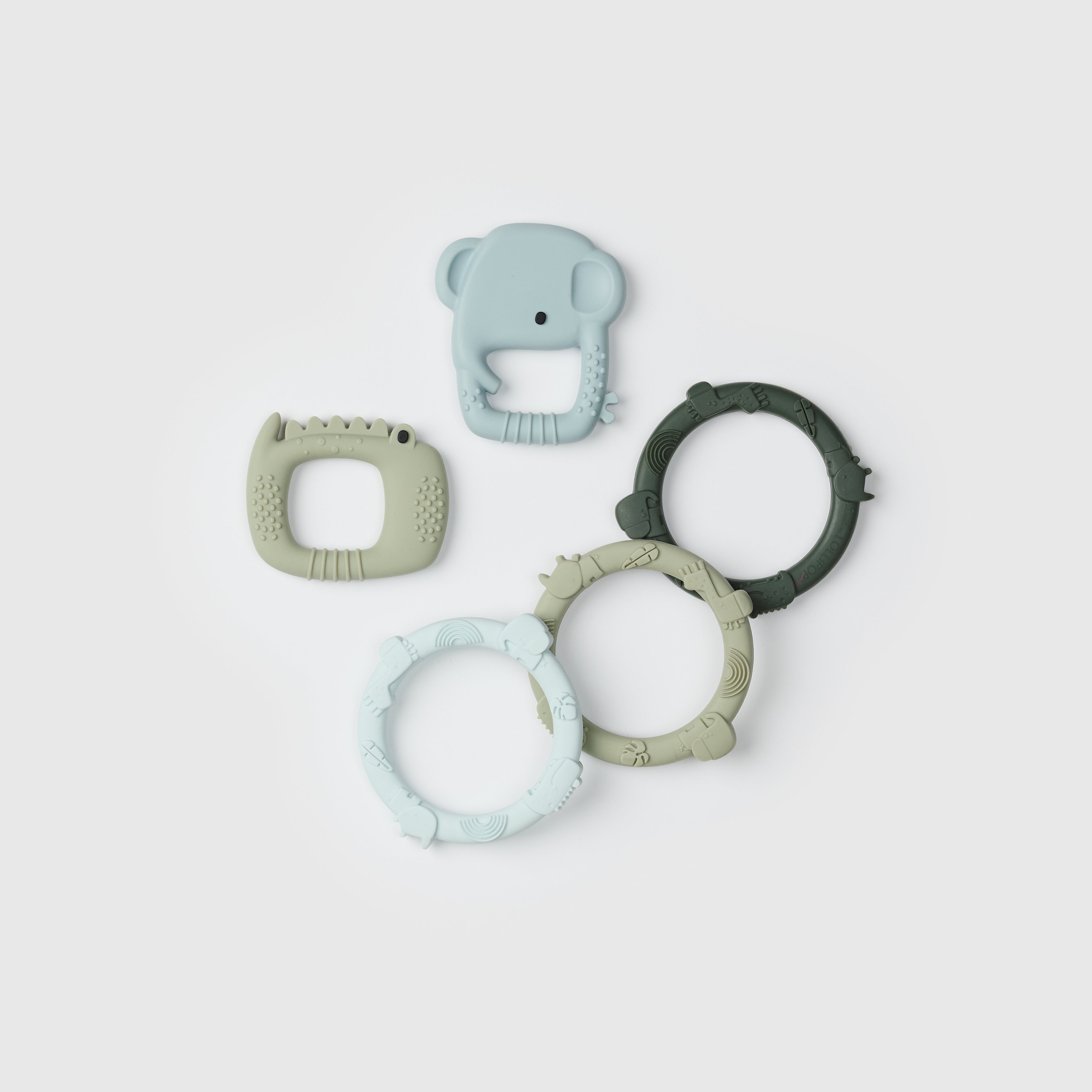 Ensemble Wild Jouet De Dentition - Éléphant/Alligator