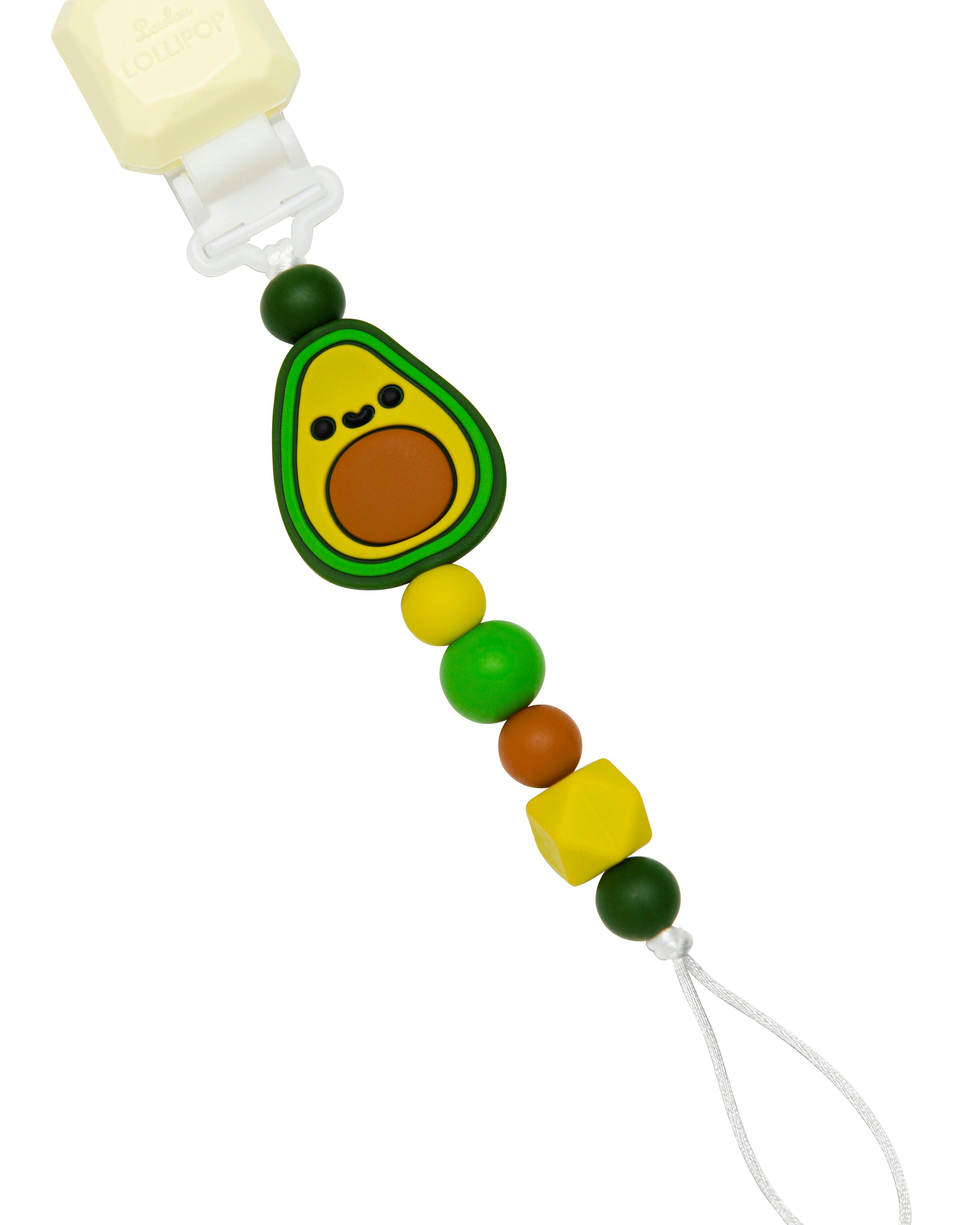 Gem-Dariling-Pacifier-Clip-Avocado-1