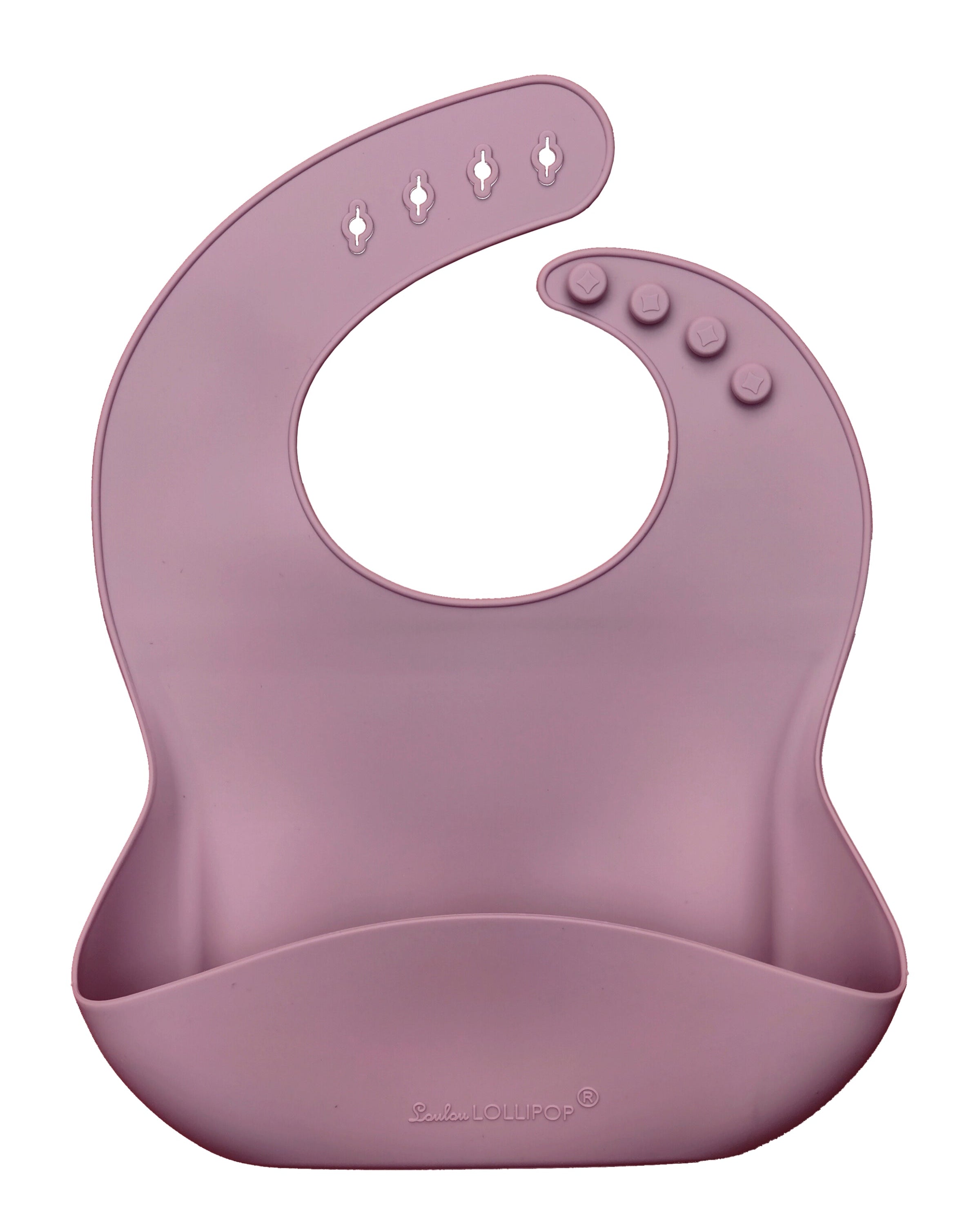 Silicone-Bib-Mauve poussiéreux-1