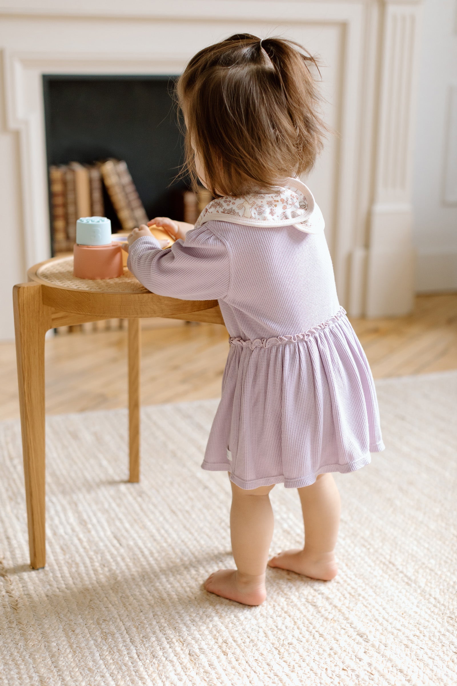 2 gaufrée à manches longues-Lavande-%variable1