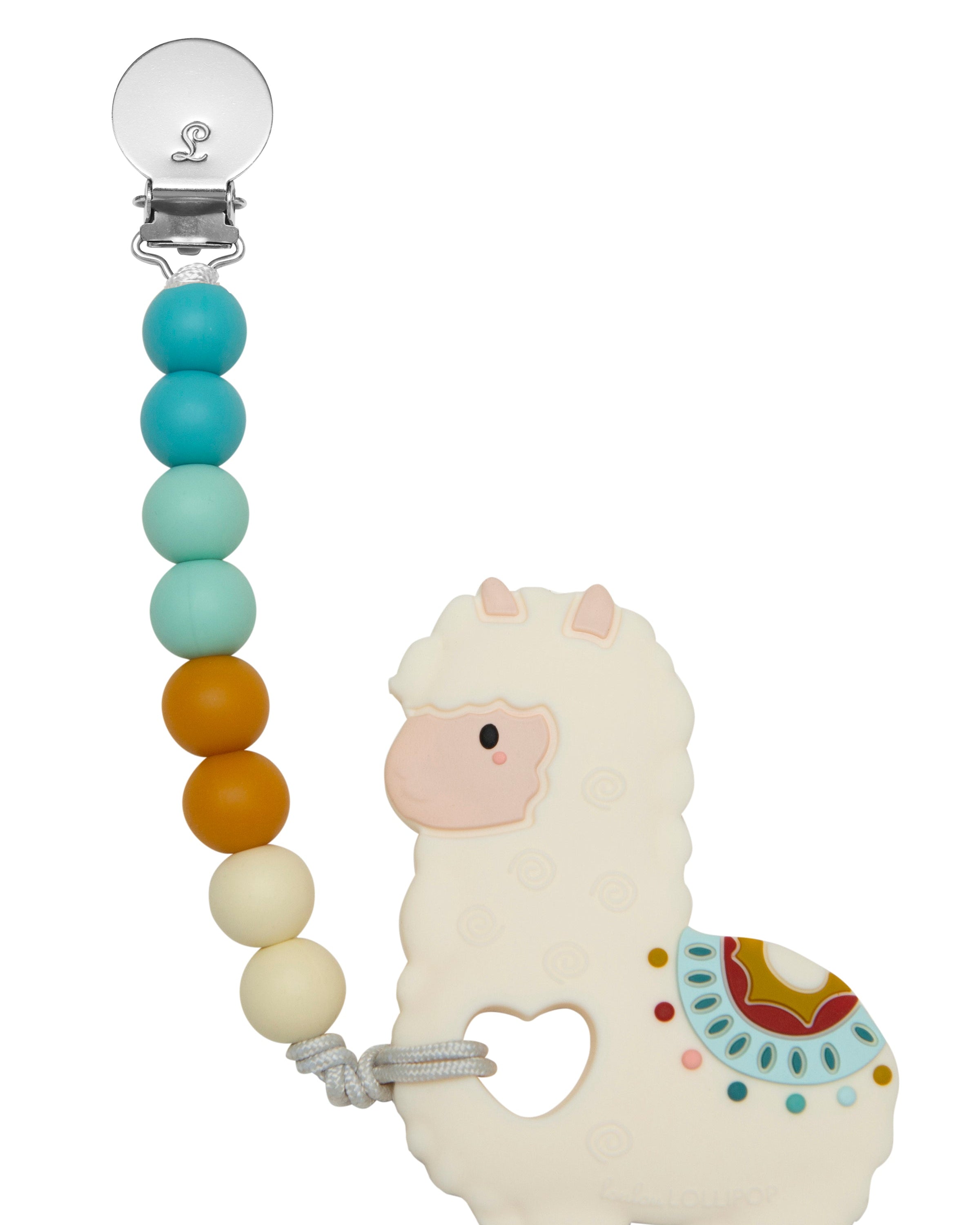 Pacifier-Clip-Teether-Set-Llama-1