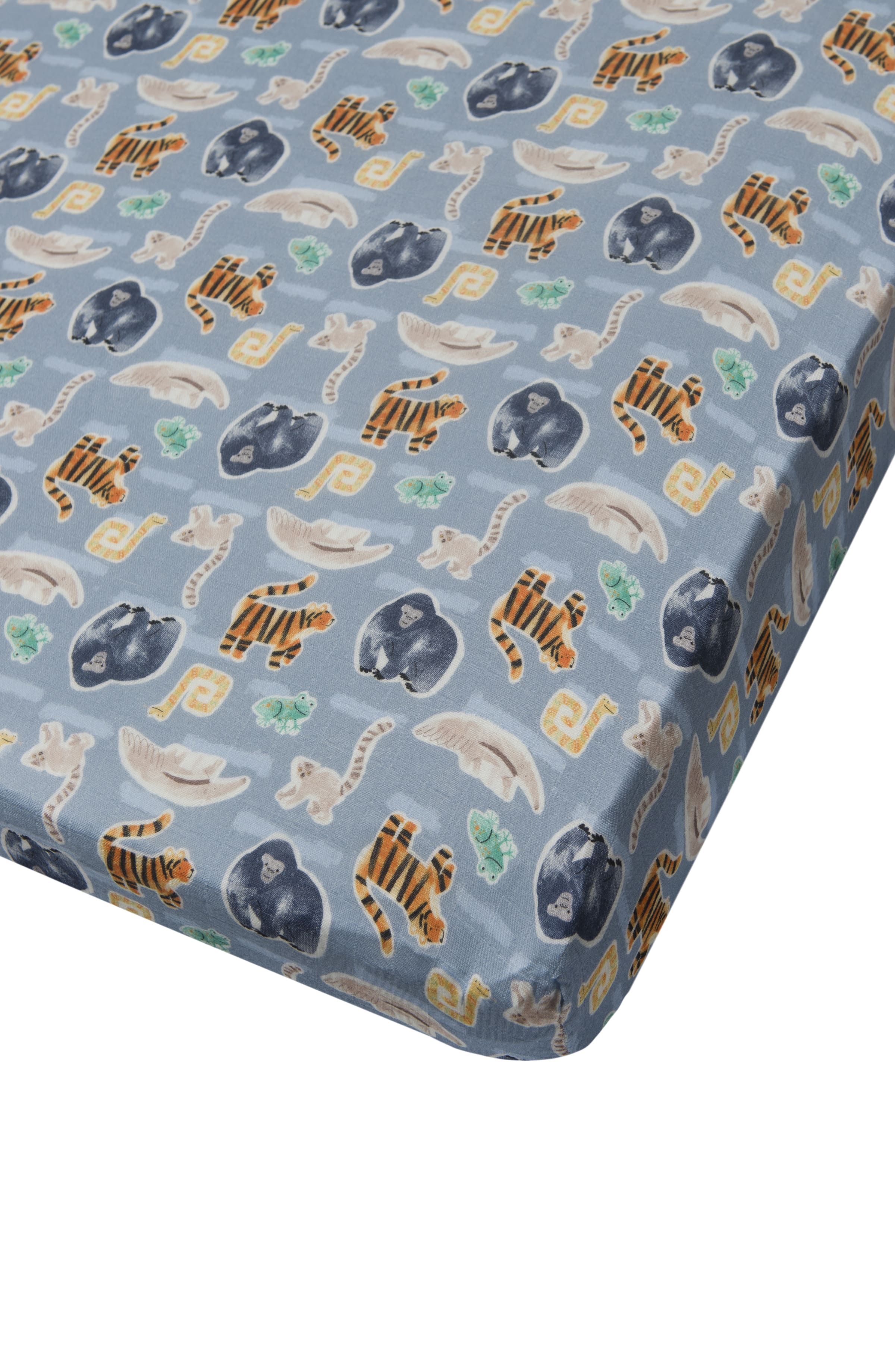Drap de lit en mousseline - Jungle-Friends-1