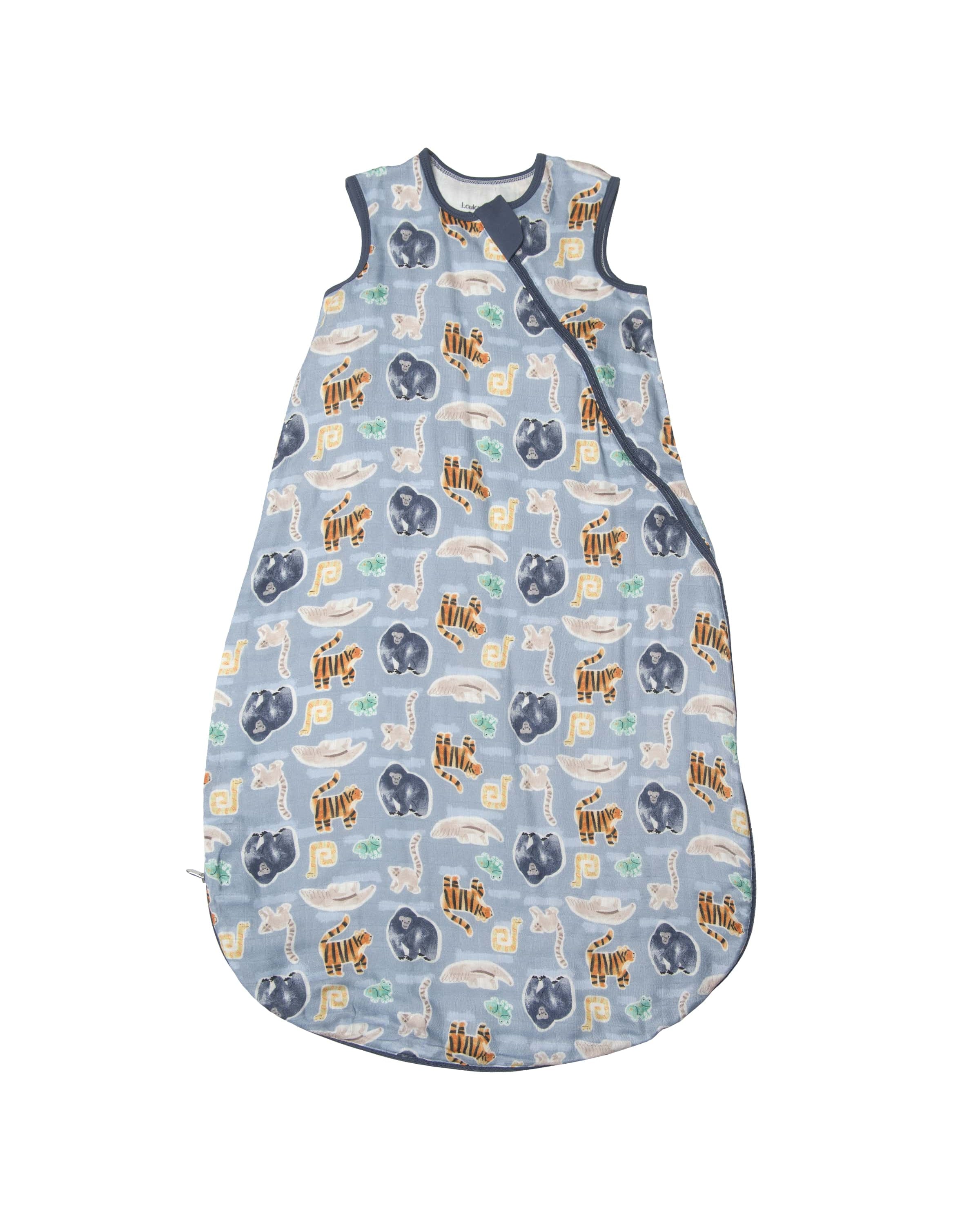 Muslin-Lightweight-Sleep-Bags-0.5-TOG-Jungle-Friends-2