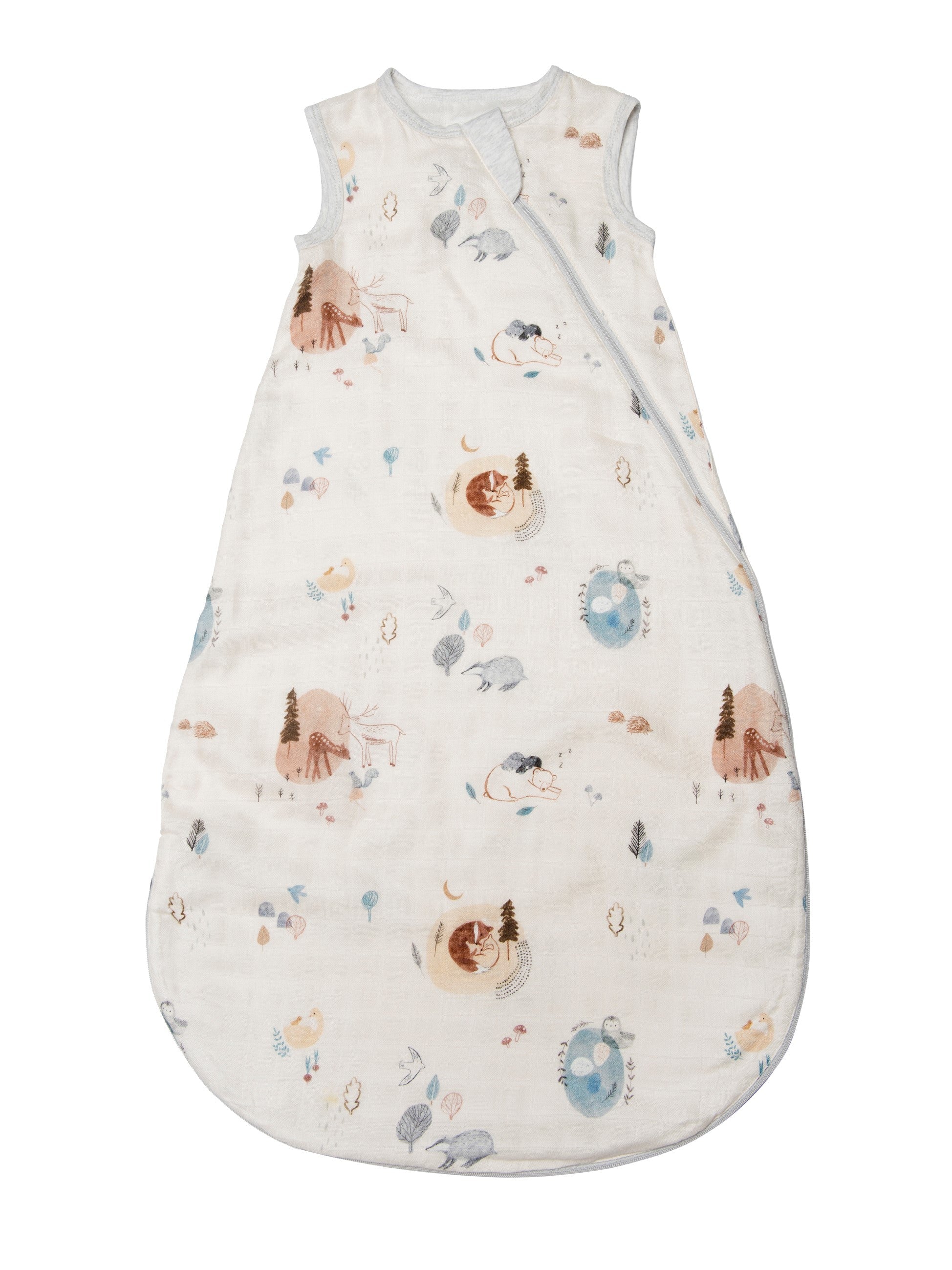 Muslin-Lightweight-Sleep-Bags-0.5-TOG-Cozy-Forest-1