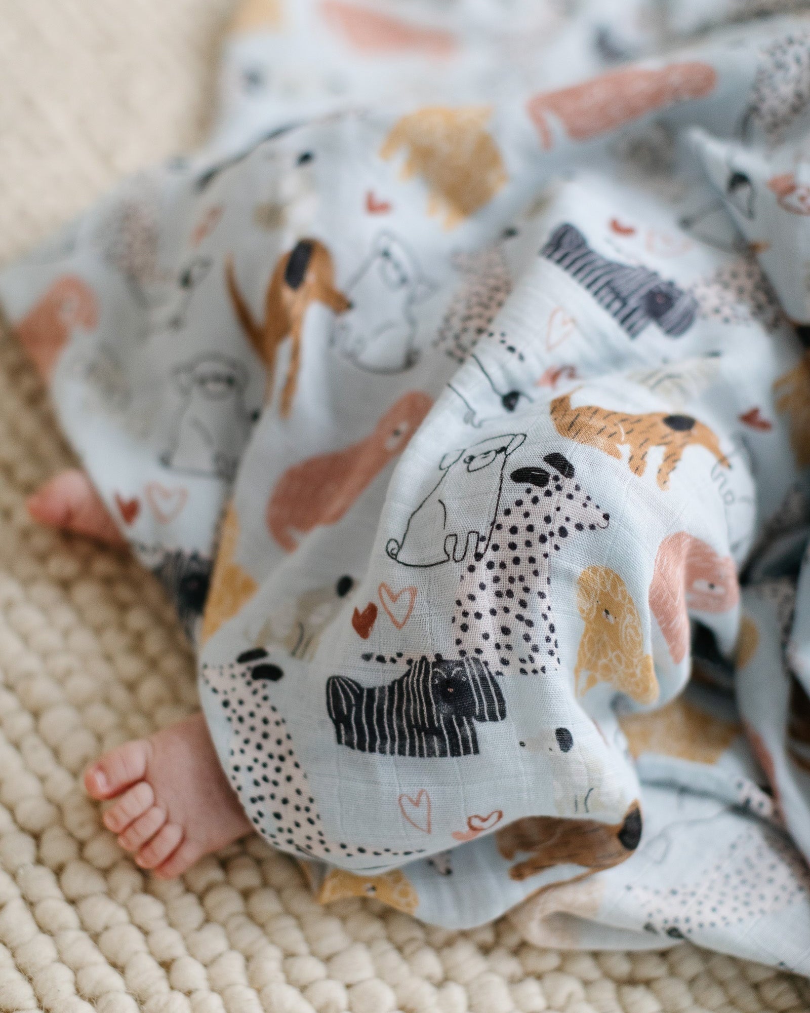 Muslin-Swaddle-Honey-Puppies-2