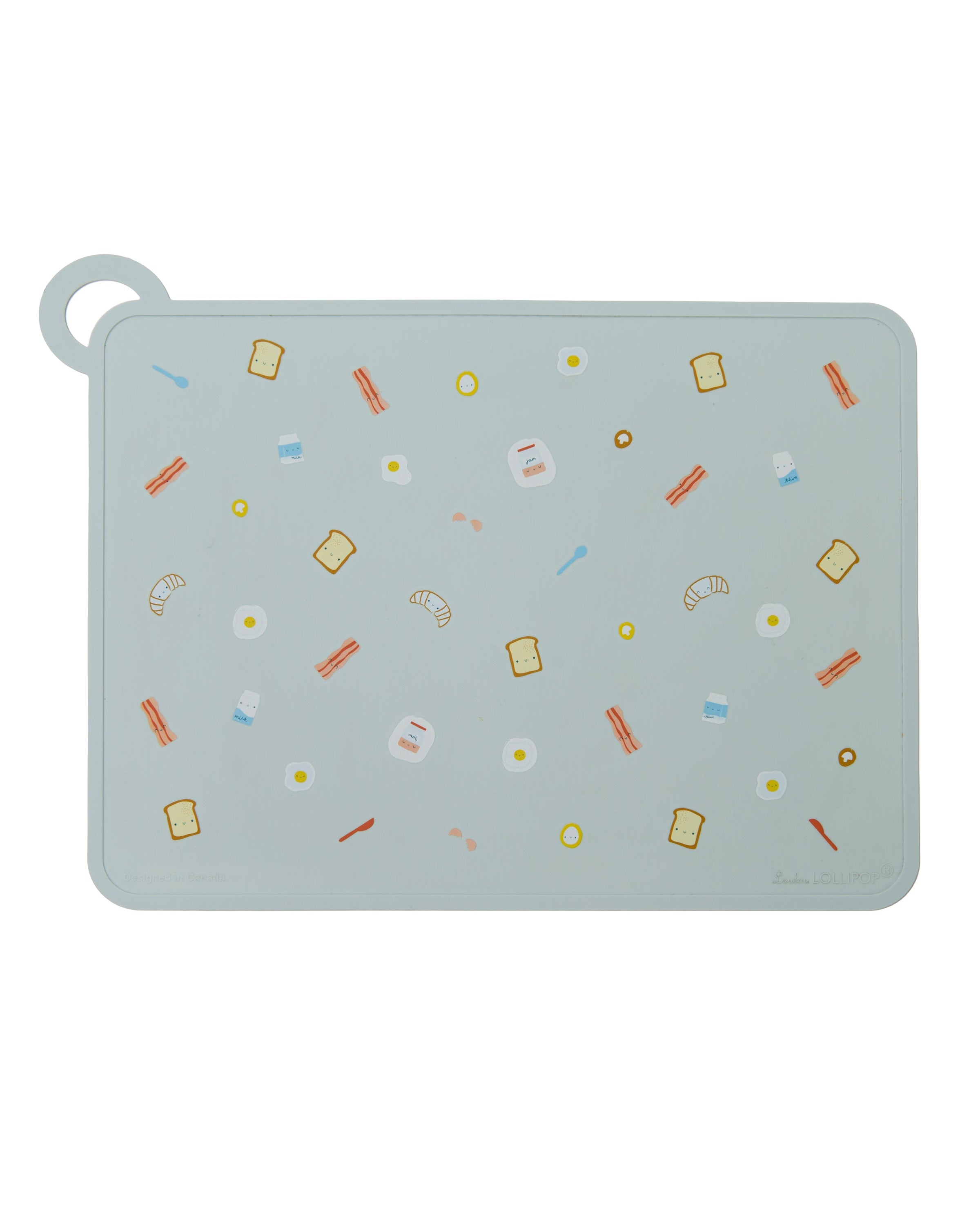 Loulou Lollipop Placemat in Breakfast — front view on white background