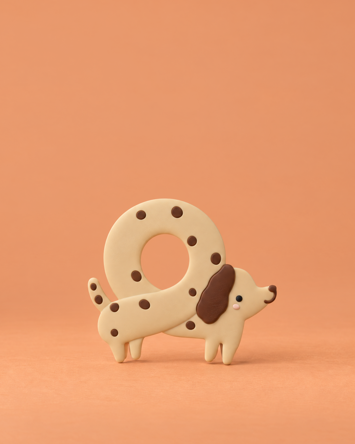 Teether Single - Pretzel Dog