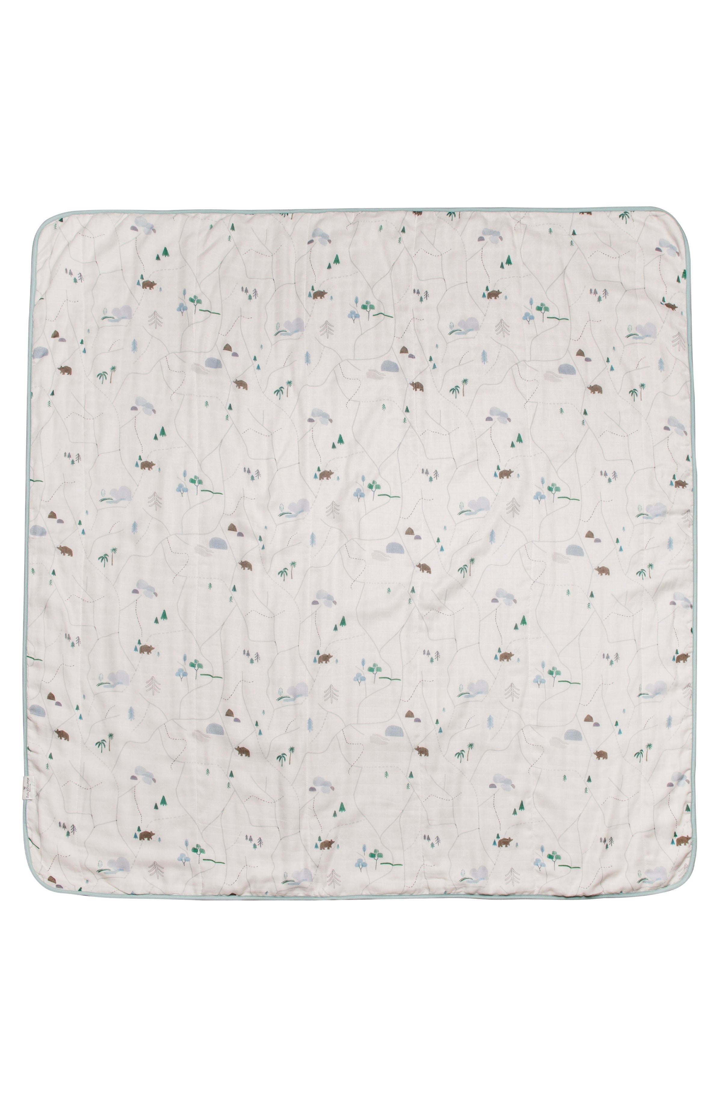 Carte du monde en mousseline de soie - 1