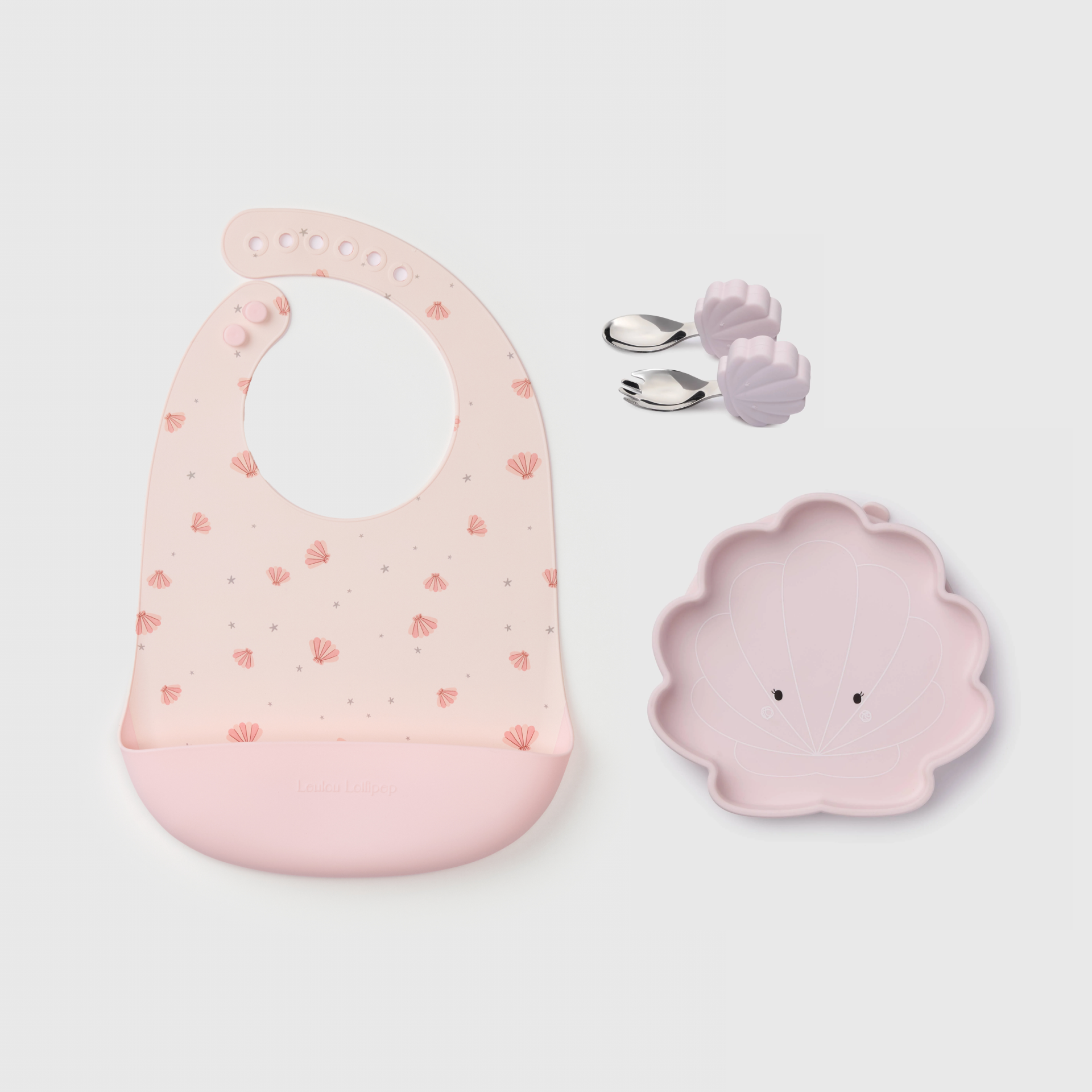 Baby Learning & Feeding Bundle - Seashells