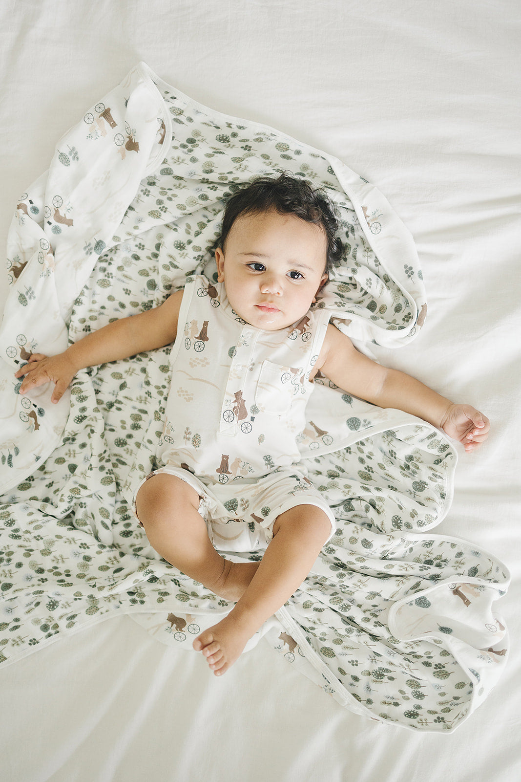 Oursons à vélo en mousseline de soie-5