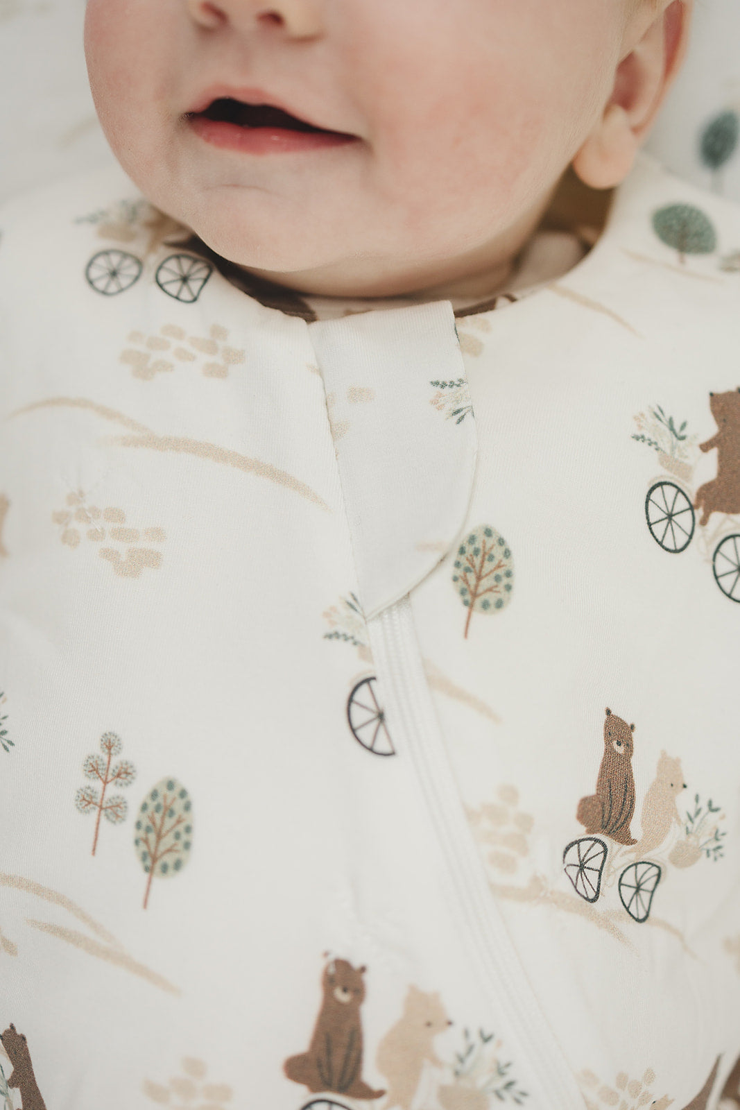 Tencel-Sleep-Bag-1.0-TOG-Bears-on-Bikes-5