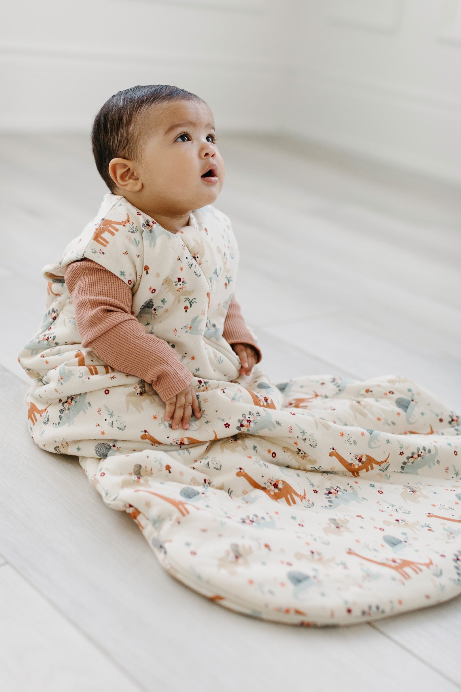 Tencel-Sleep-Bag-1.0-TOG-Baby-Dinomite-1