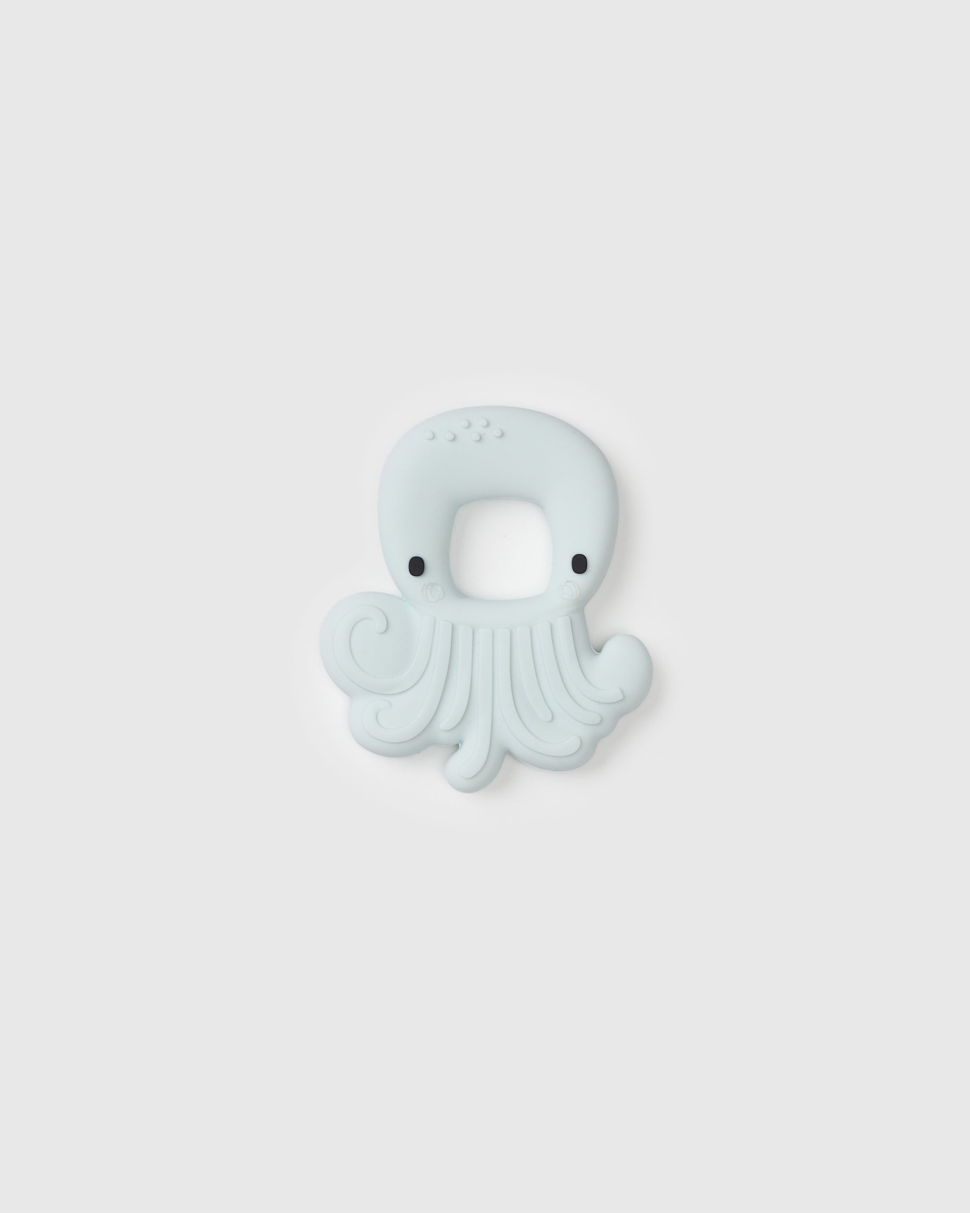 Loulou Lollipop FDA-compliant food-grade silicone teether Olly Octopus — front view on white background