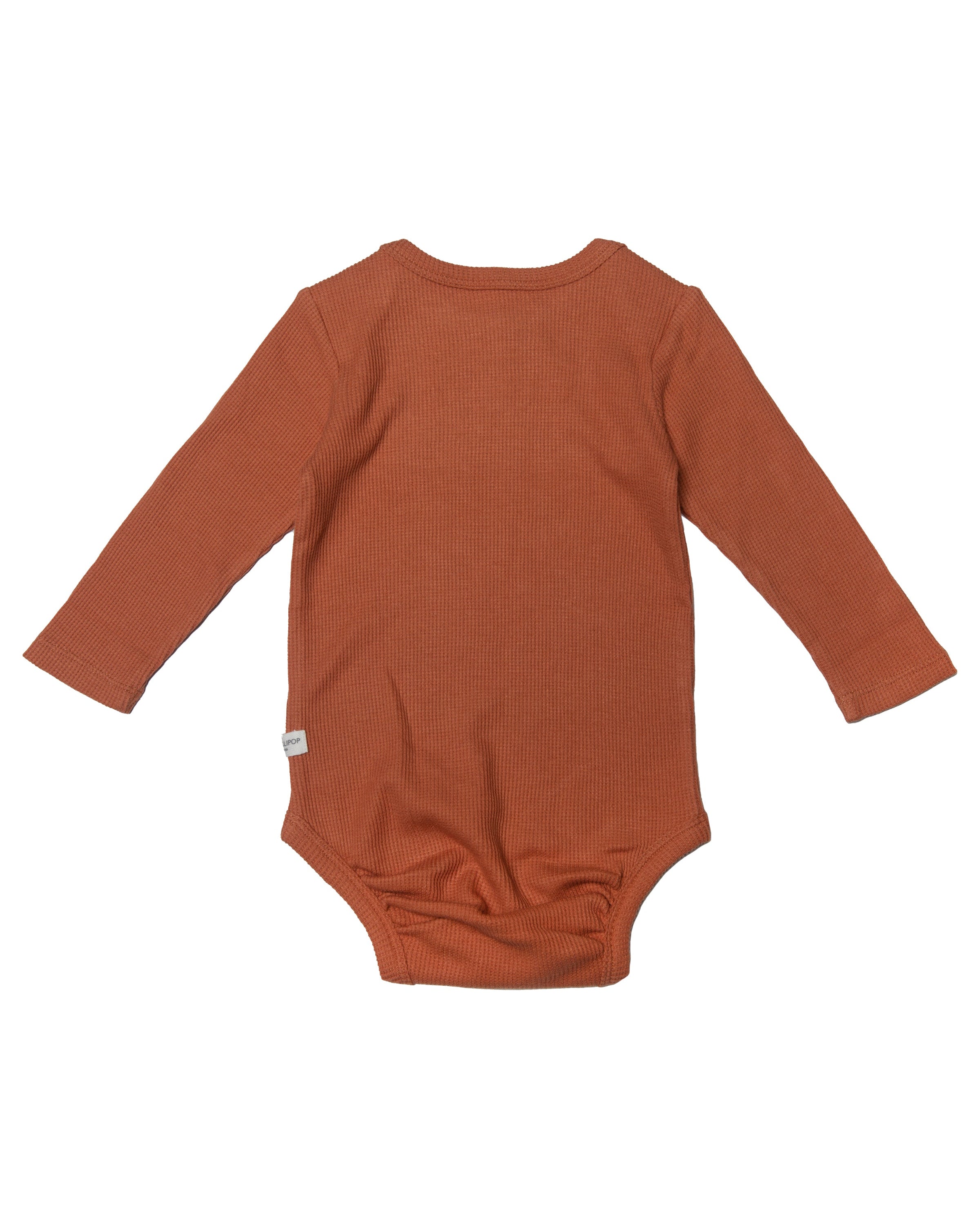 3 gaufrée à manches longues - Sienne - %variable1