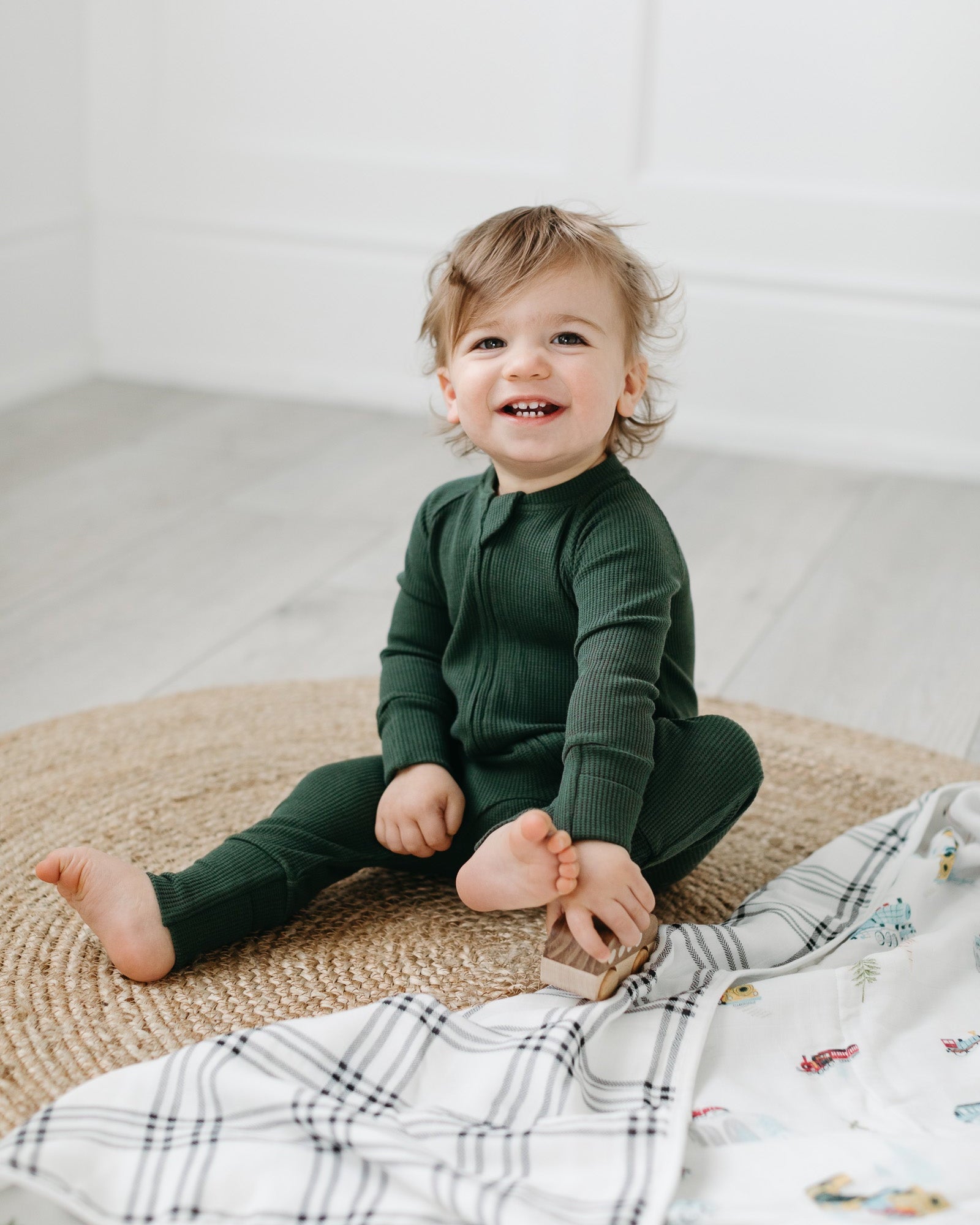 Dormeur gaufré-Vert 1.