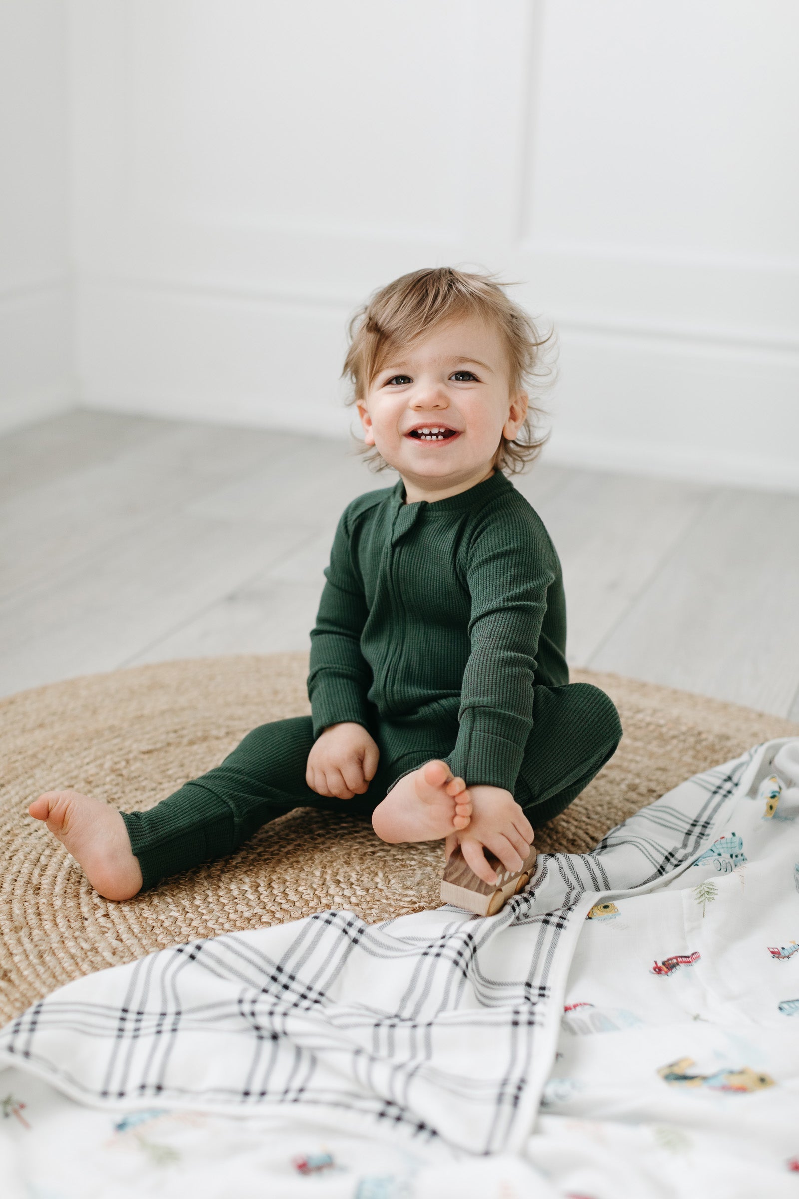 Dormeur gaufré-Vert 1.