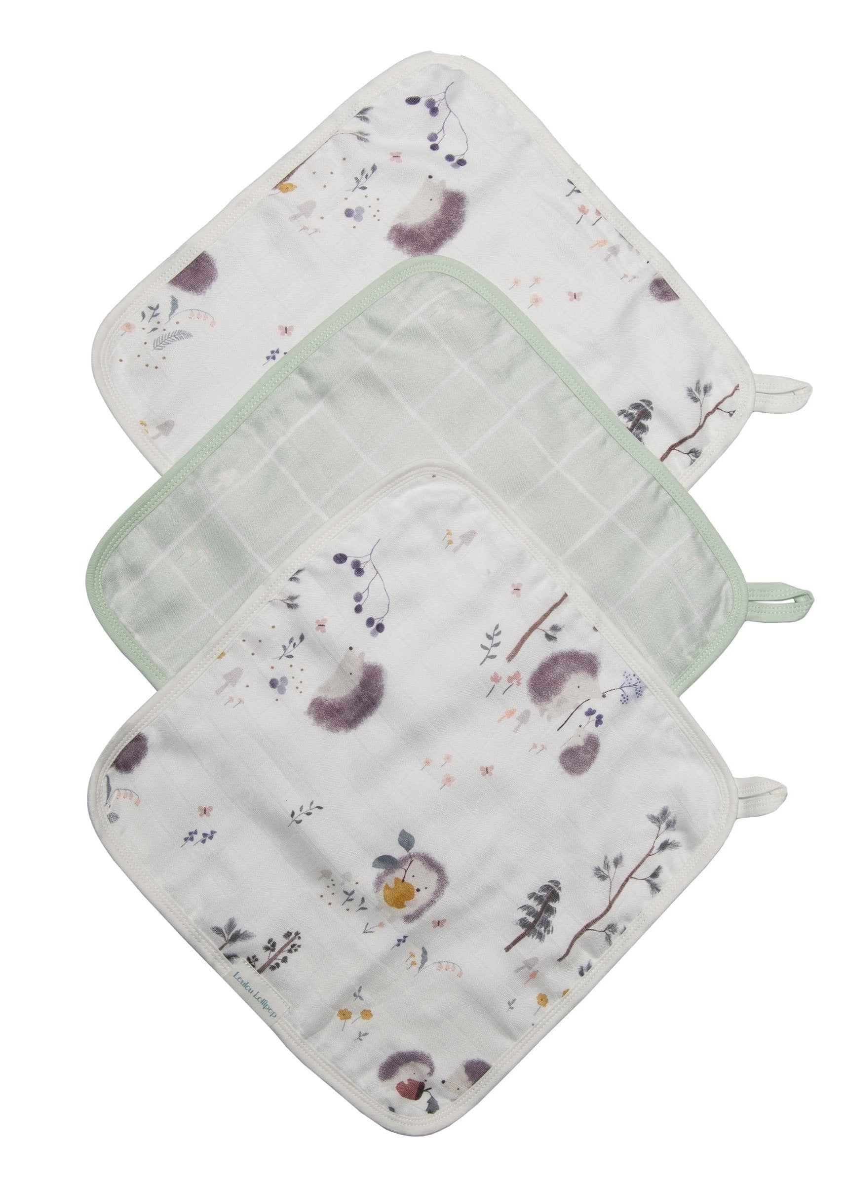 Set de gants Hérissons toilette-3-Pack-Hérissons-1