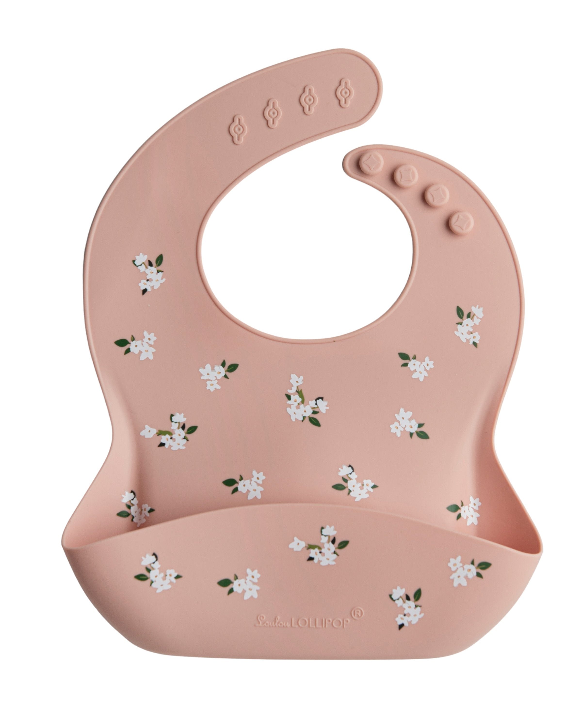 Silicone-Bib-imprimé-fleur-blanche-1