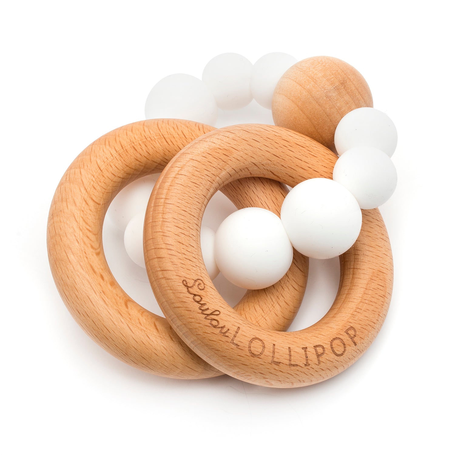 Bubble-Wood-and-Sillicone-Teether-White-1