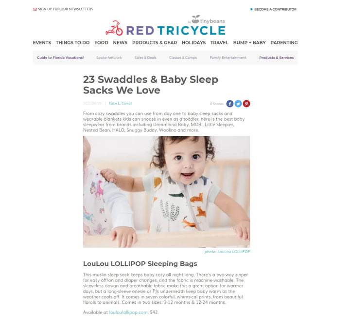 23 Swaddles & Baby Sleep Sacks We Love