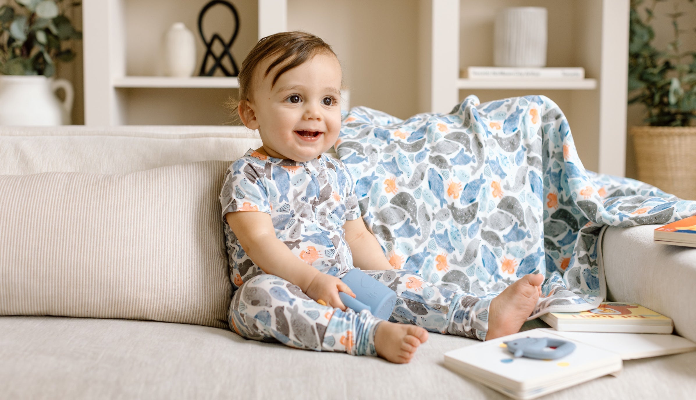 Cache-couches et barboteuses