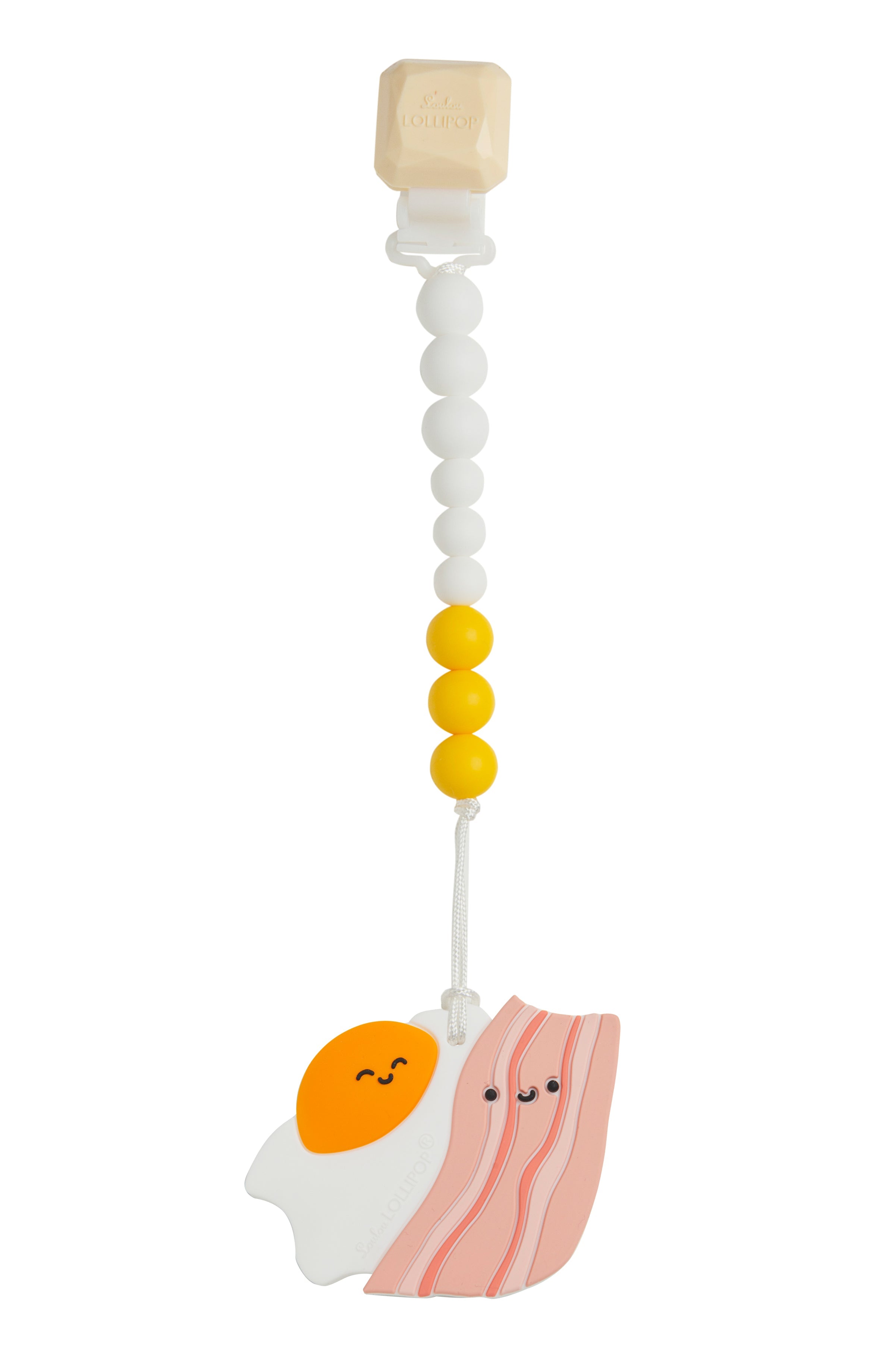 Gem-Pacifier-Clip-Teether-Set-Bacon-and-Egg-1