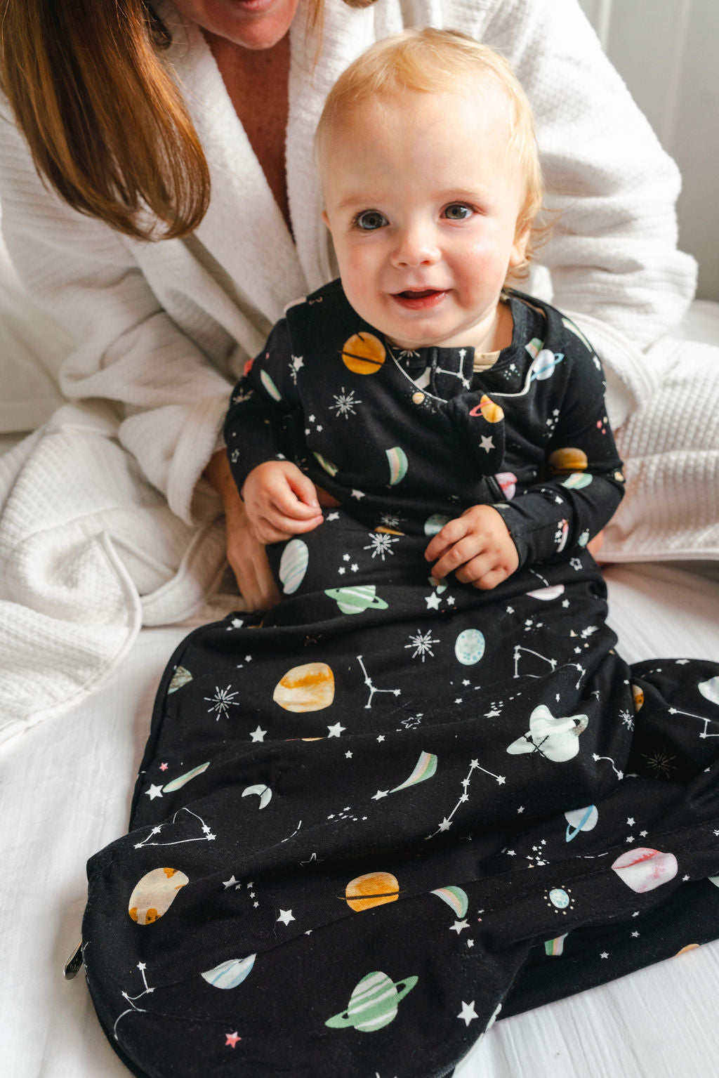 Baby 1.0 Tog Sleep Sack in TENCEL Lyocell - Planets