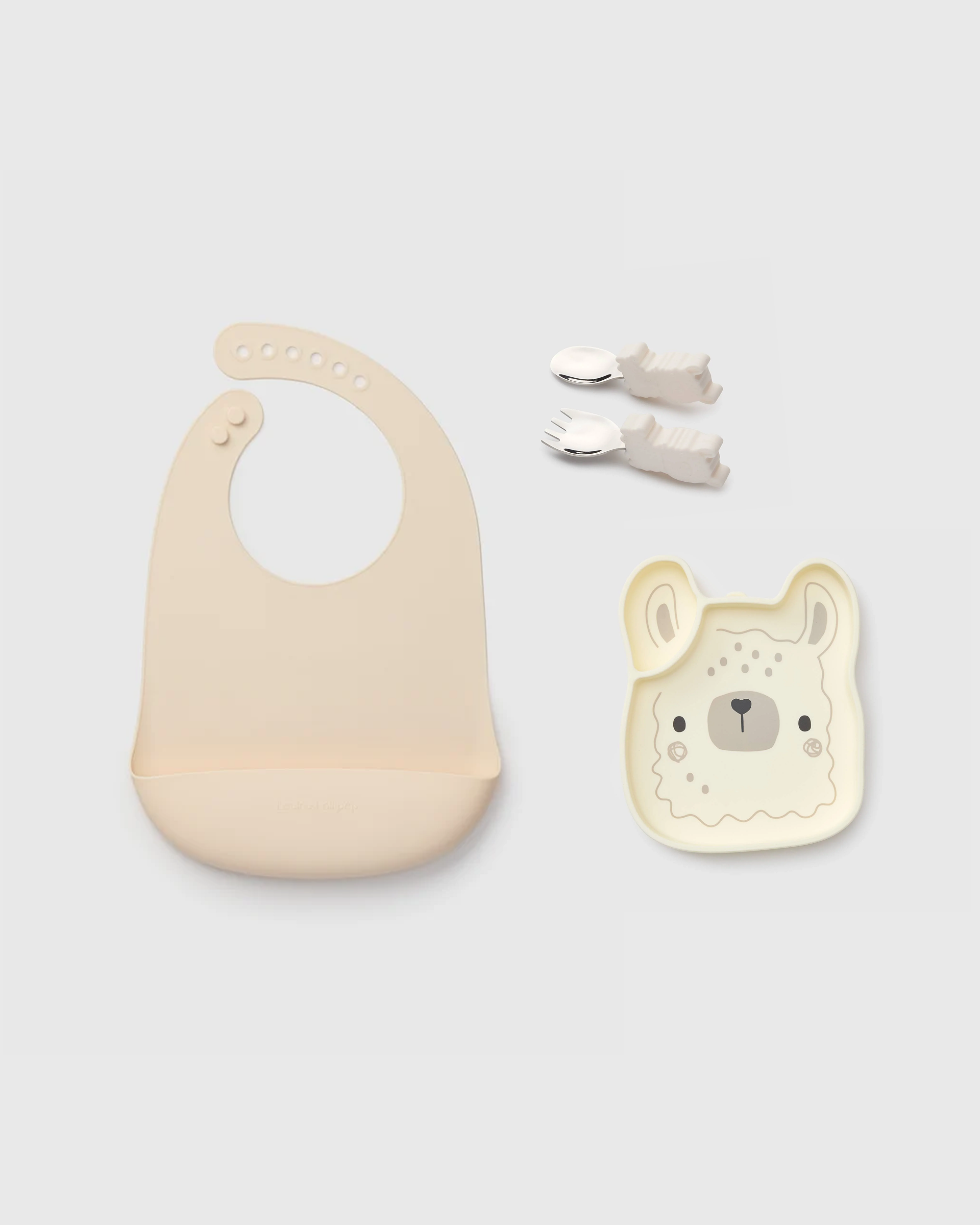 Baby Learning & Feeding Bundle - Llama
