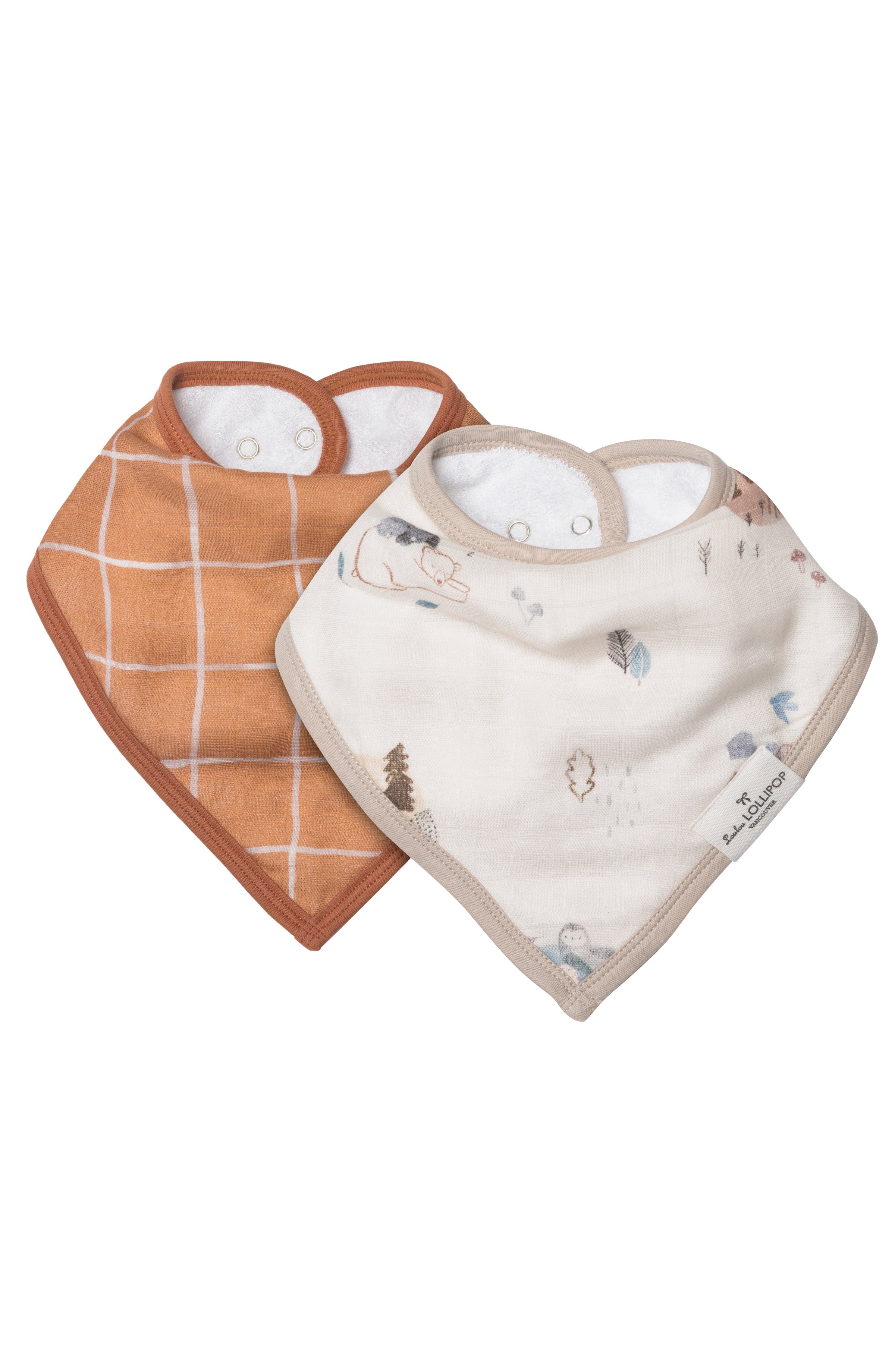 Bandana-Bib-Set-2-Pack-Cozy-Forest-1