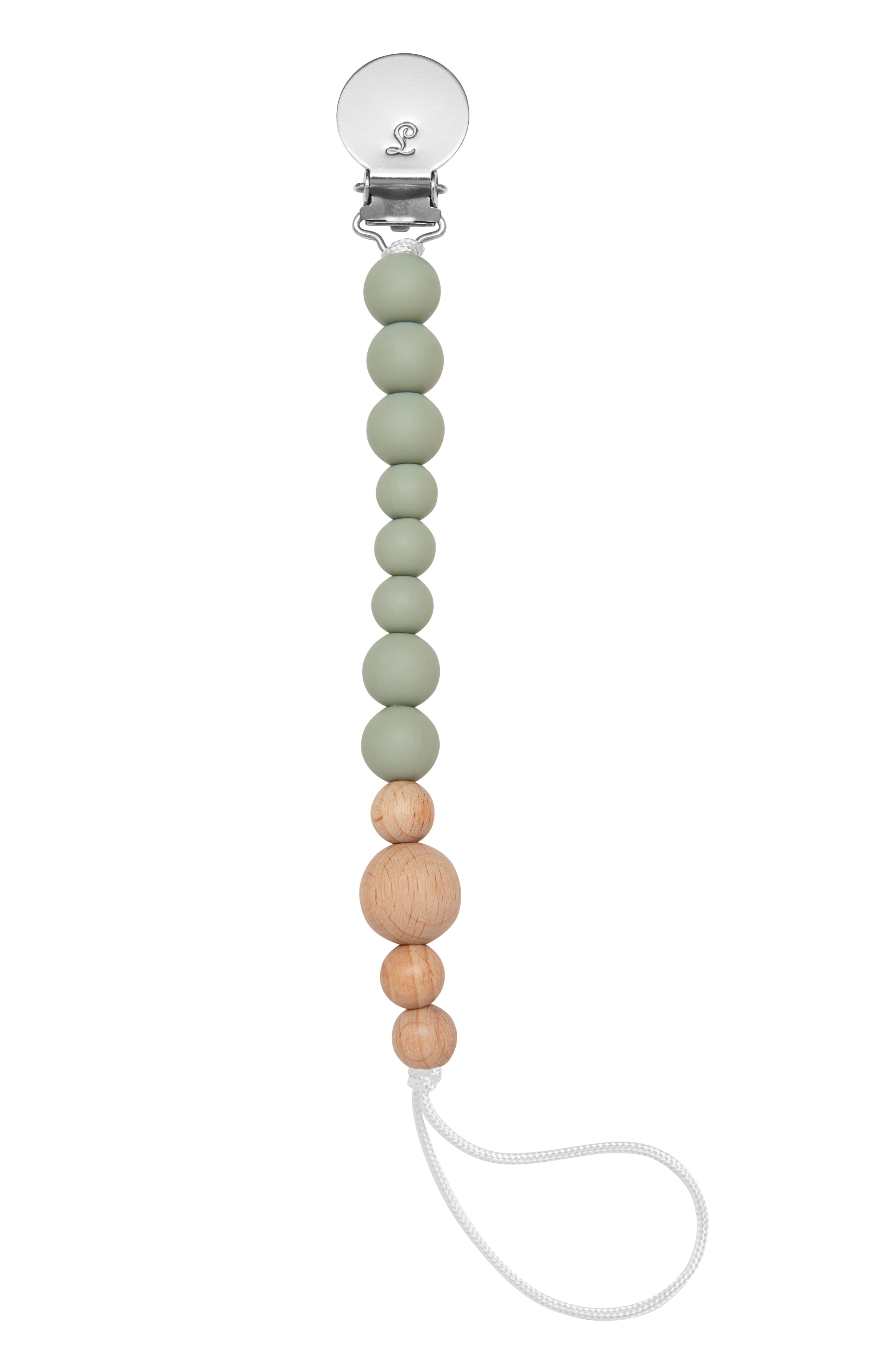 Pacifier-Clip-Colour-Block-Sage-Green-1