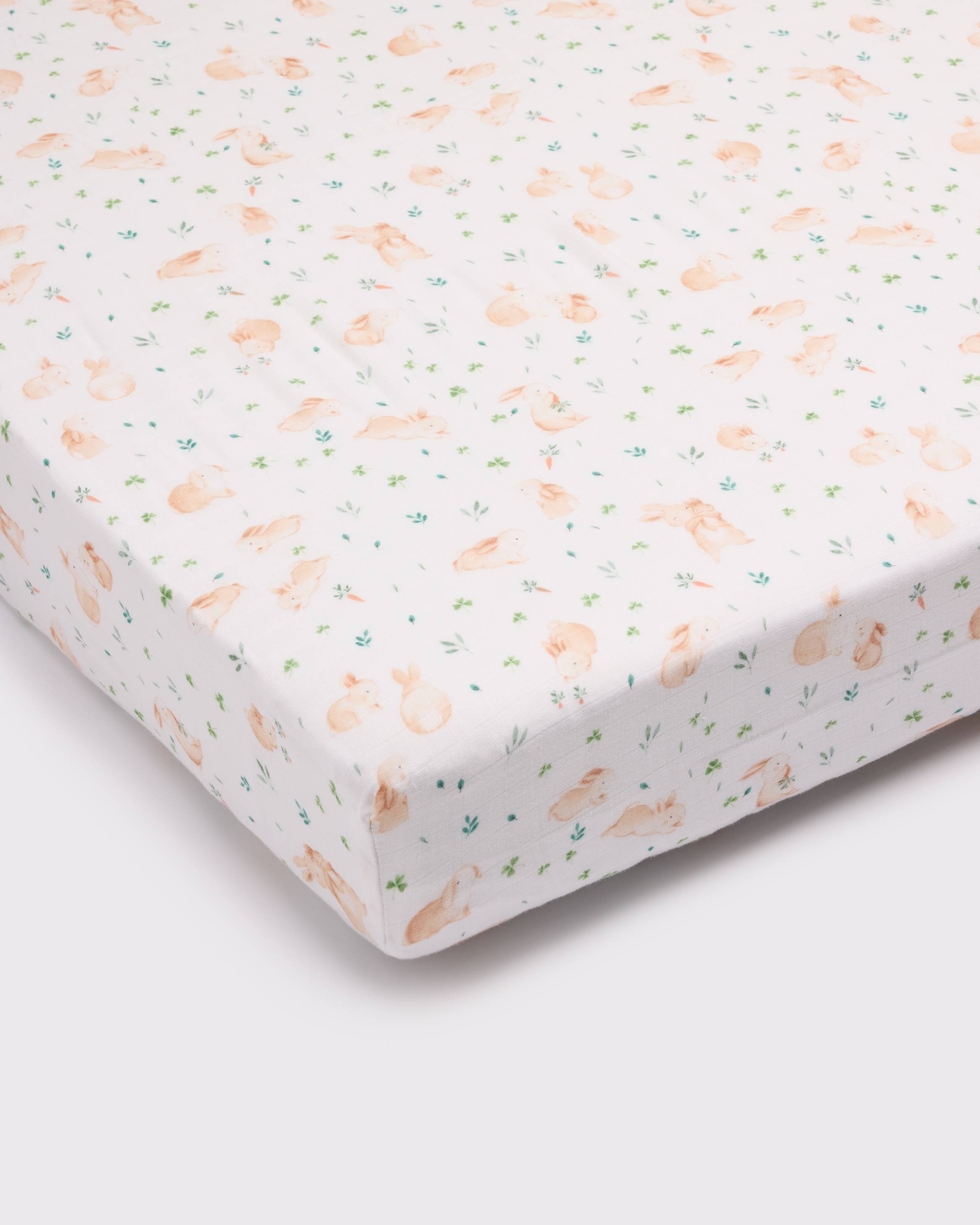 Muslin-Fitted-Crib-Sheet-Bunny-Meadow-1