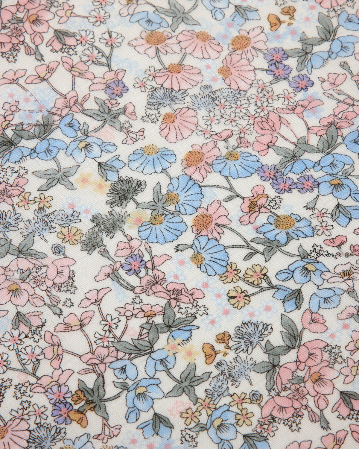 Floral pattern with pastel colors on a light background