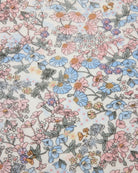 Floral pattern with pastel colors on a light background