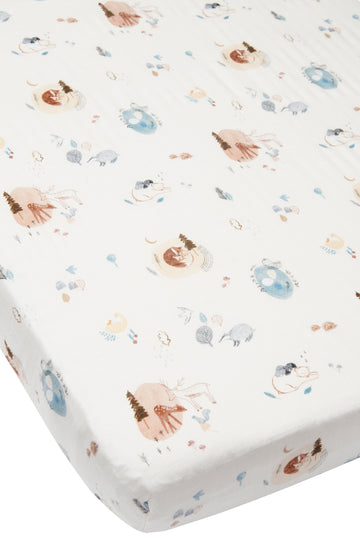 Muslin Fitted Crib Sheet