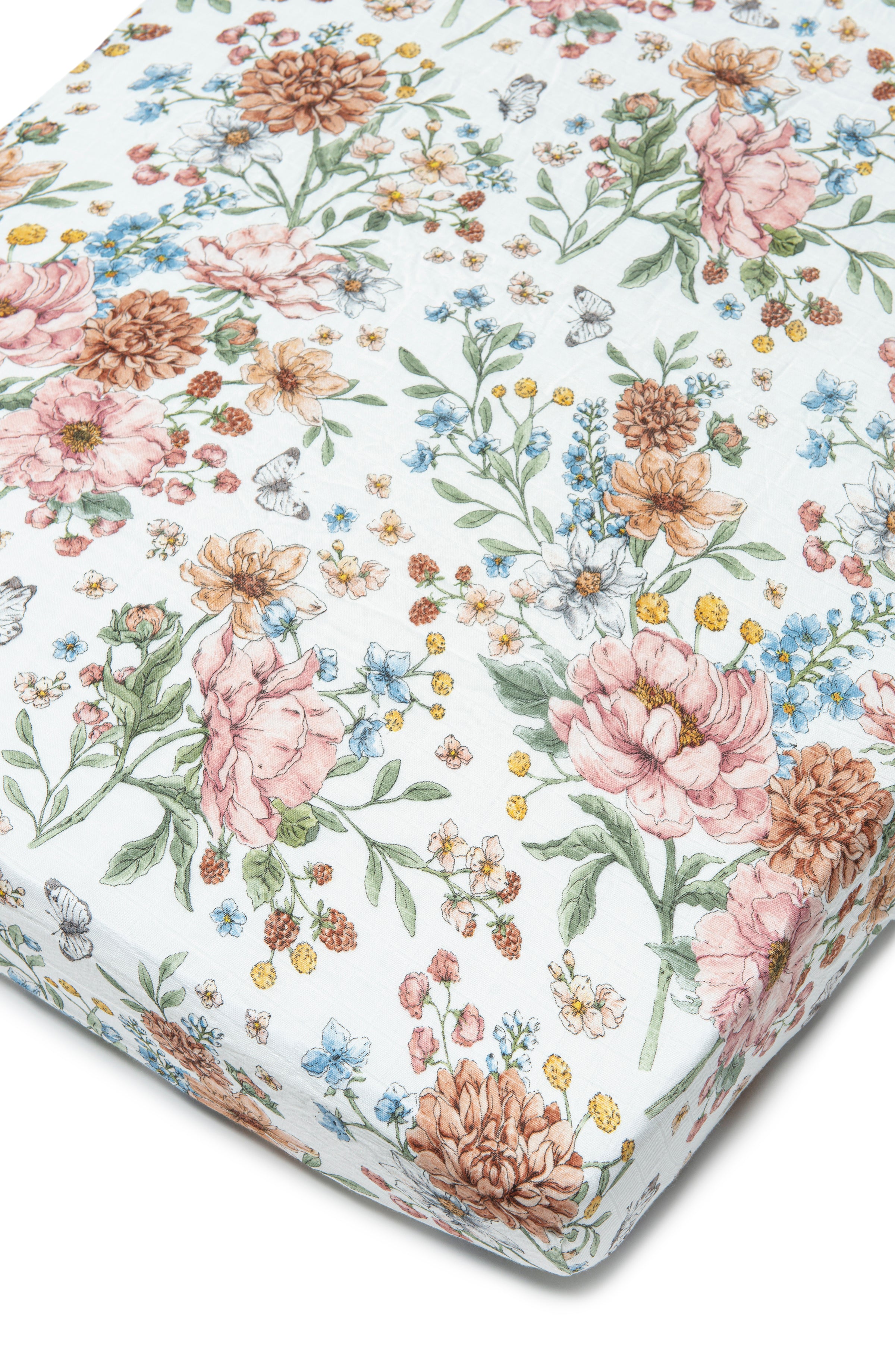 Muslin-Fitted-Crib-Sheet-Secret-Garden-1