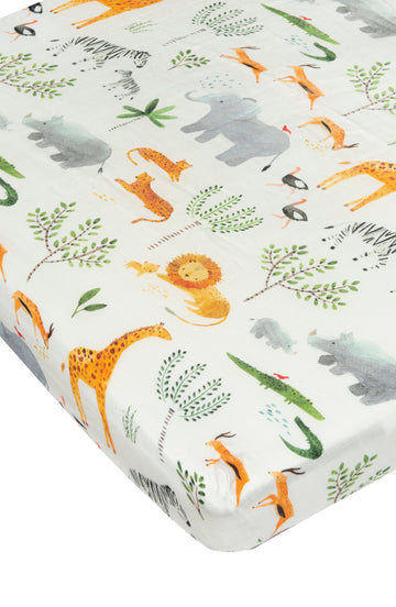 Muslin Fitted Crib Sheet