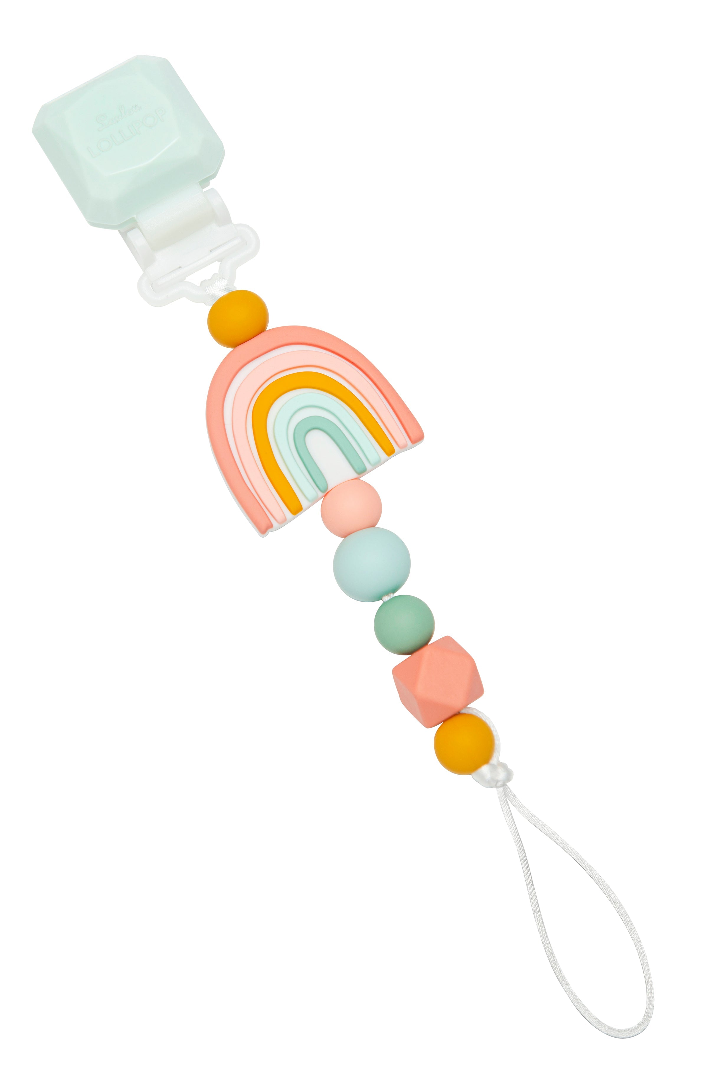 Gem-Dariling-Pacifier-Clip-Rainbow-1