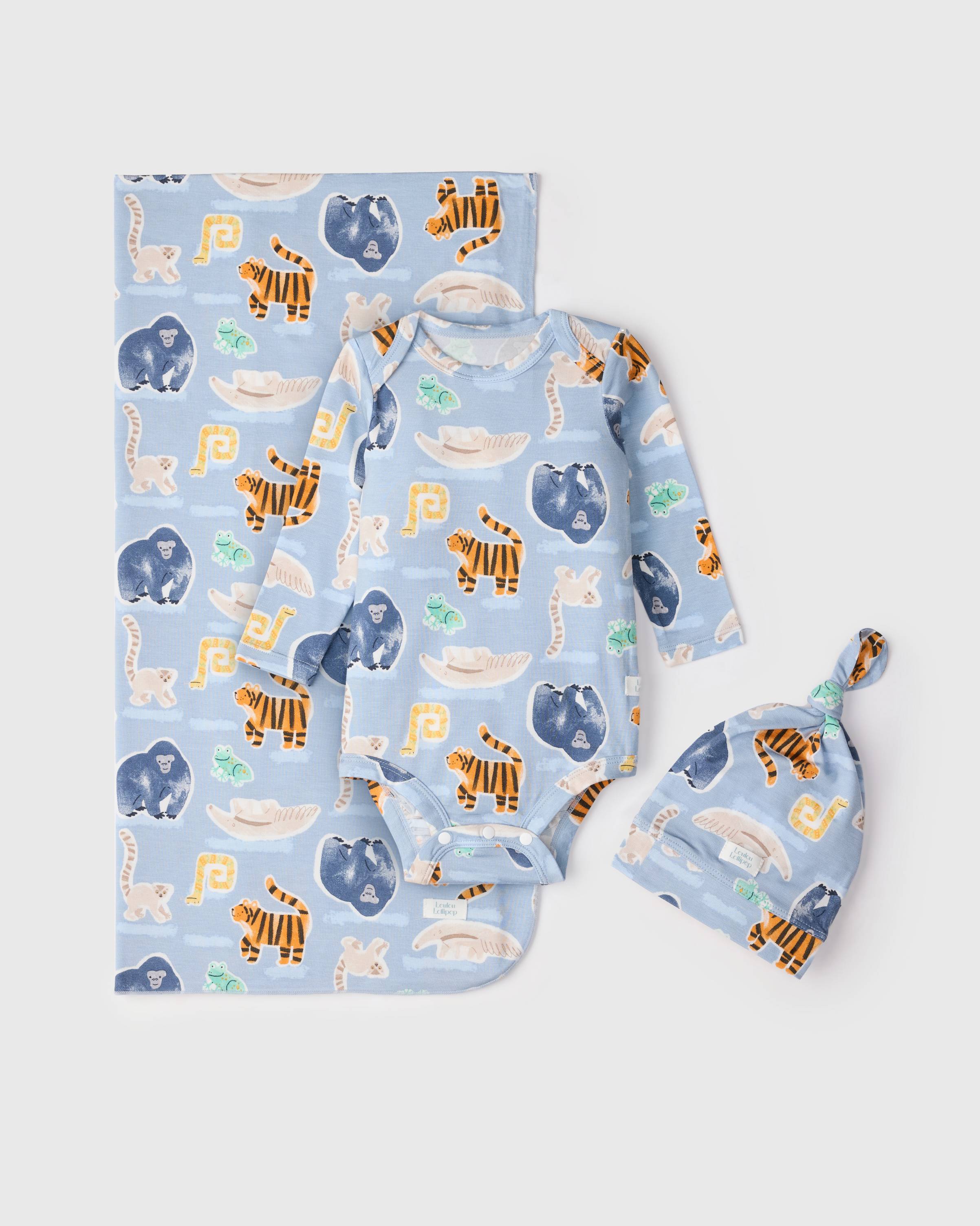 Newborn Gfit Set - Jungle Friends 2