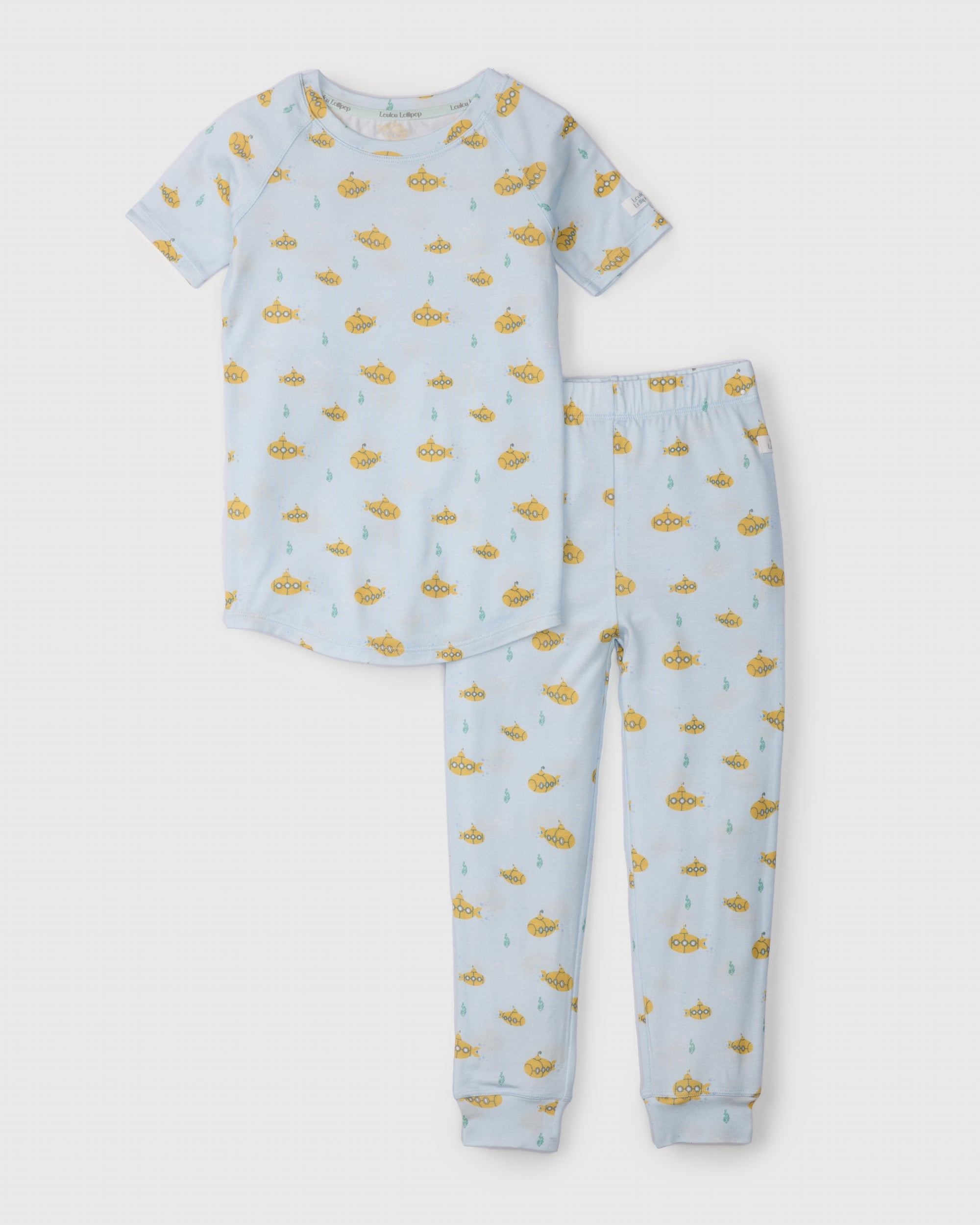 Short Sleeve Long Pants Pajama Set - Ocean Explorer