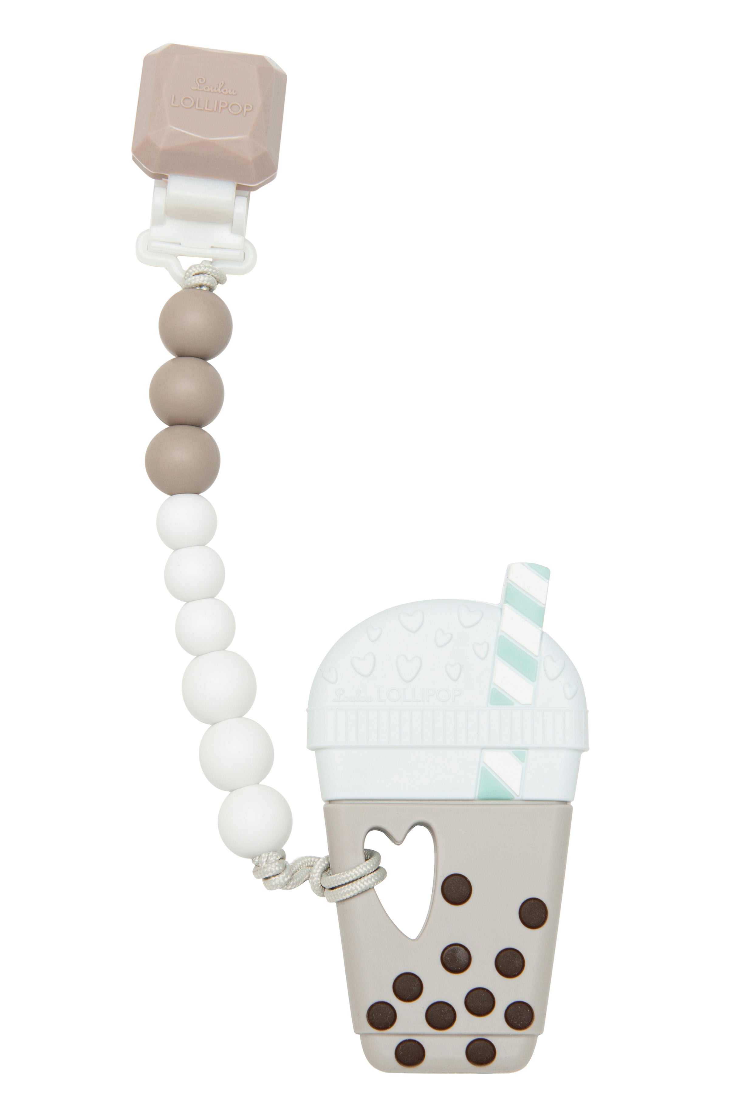 Gem-Pacifier-Clip-Teether-Set-Milk-Tea-Bubble-Tea-1